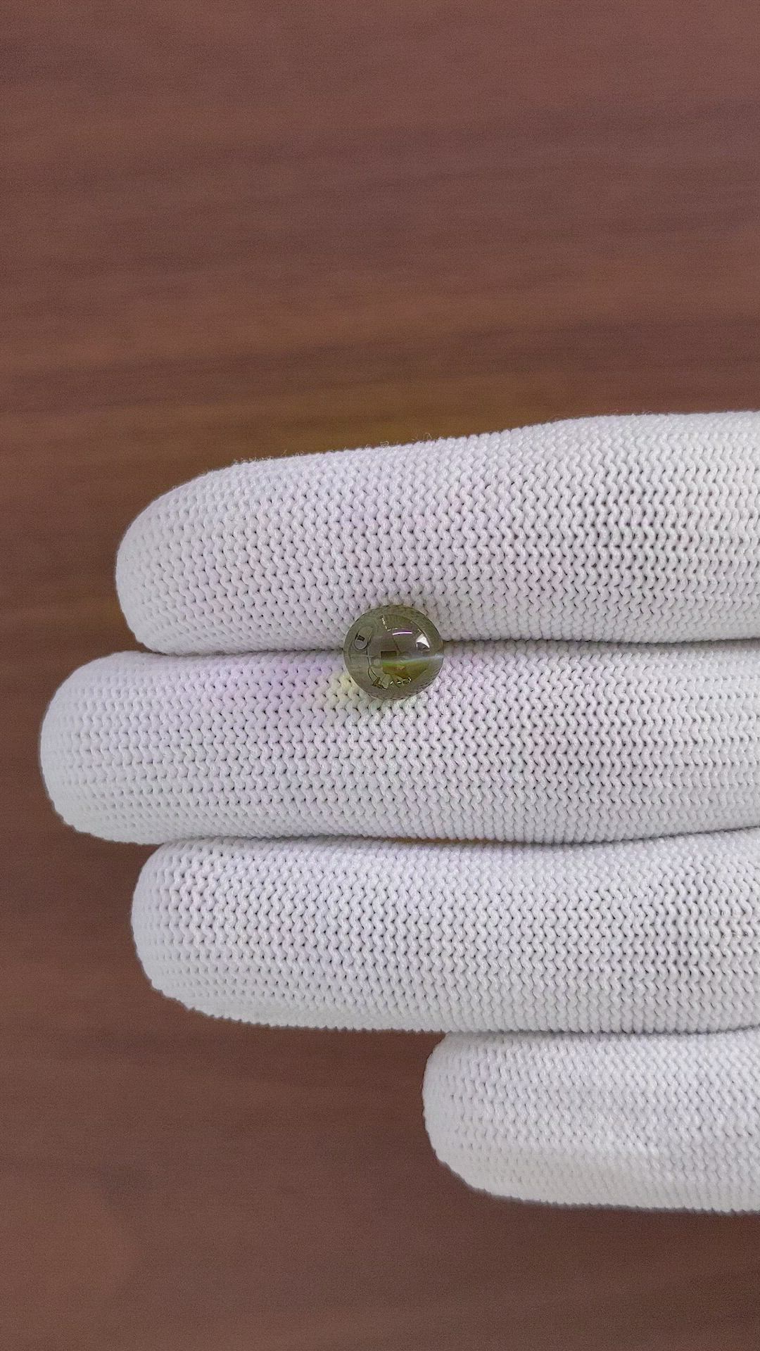 4.02 Ct. Cabochon Alexandrite from Tanzania Size Video