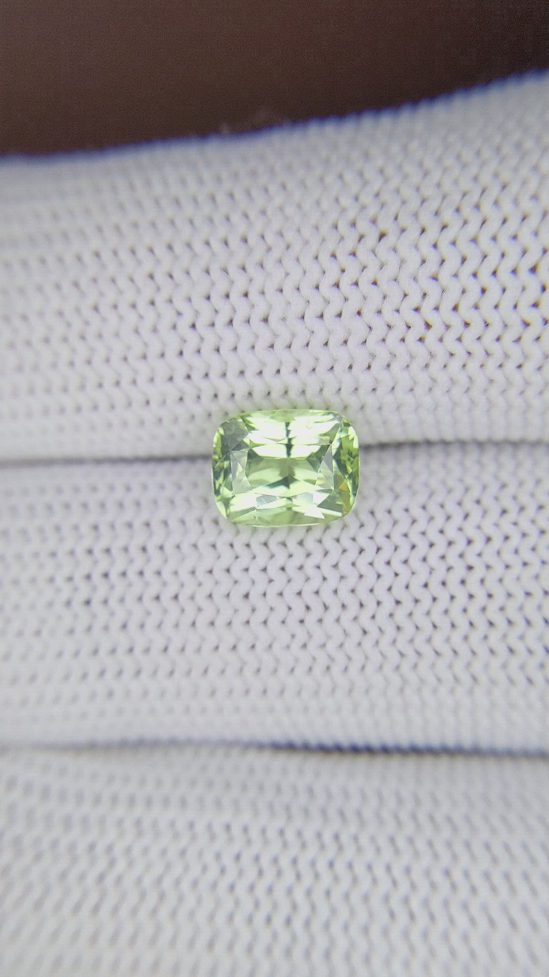 2.56 Ct. Yellowish Green Chrysoberyl from Tanzania Size Video