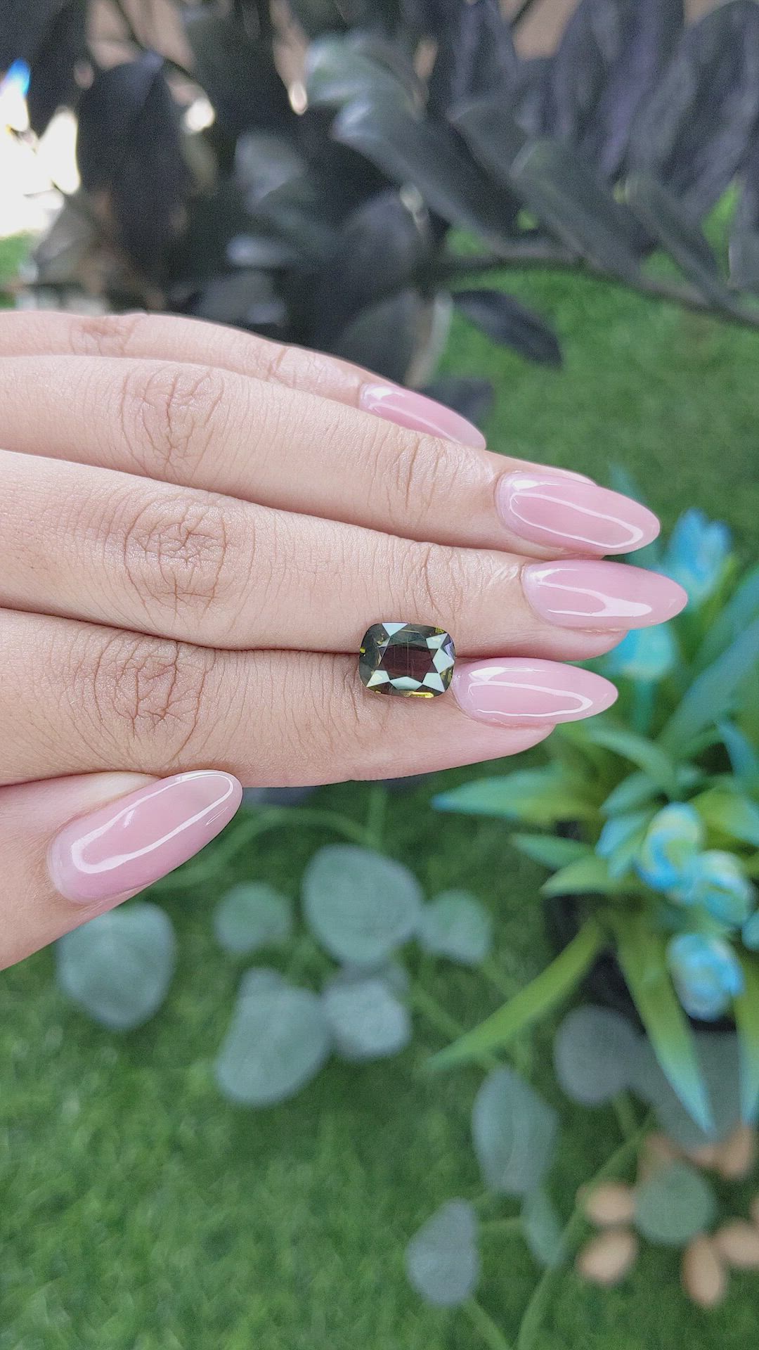 2.69 Ct. Green Tourmaline from Tanzania Size Video
