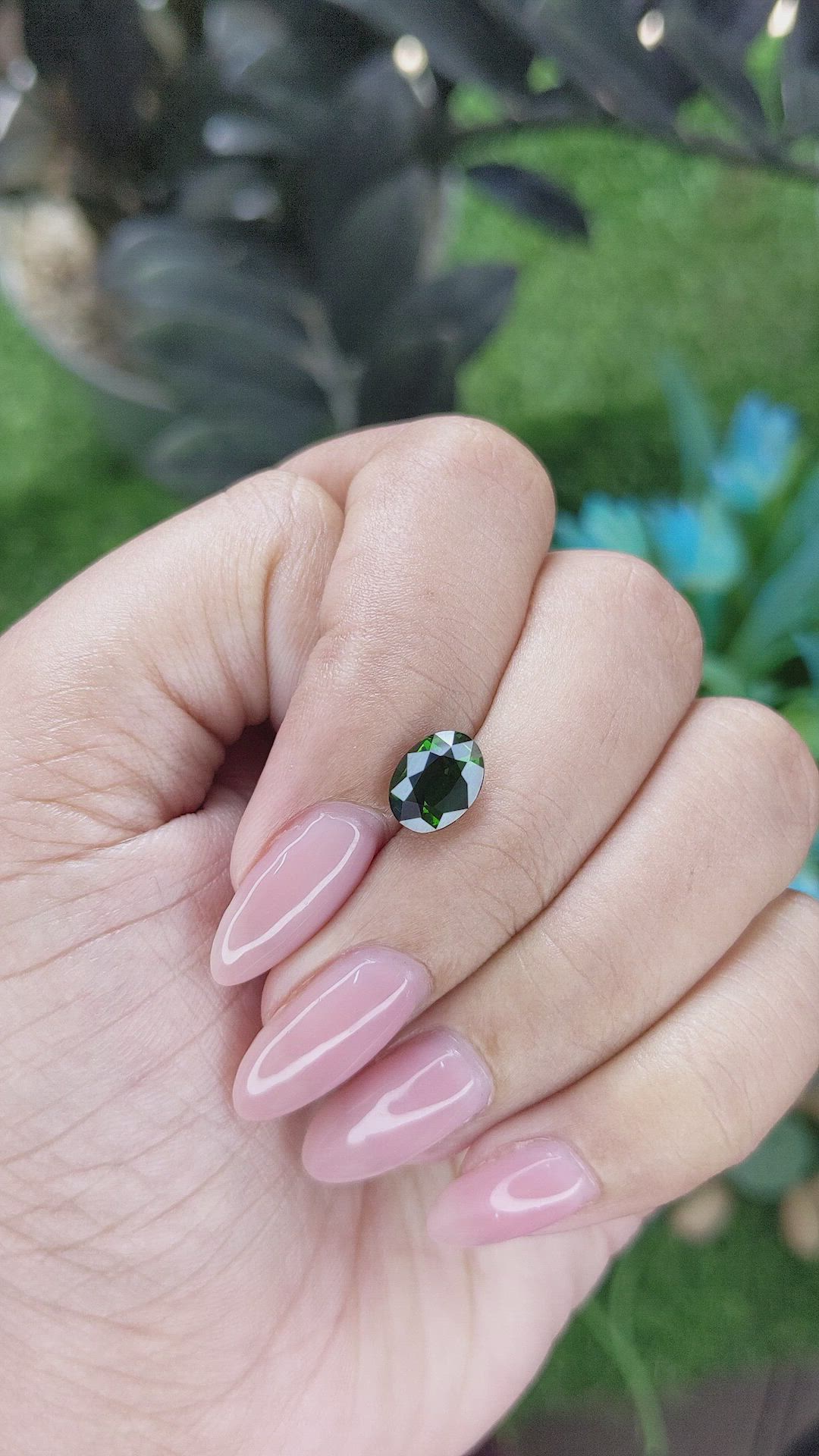 1.62 Ct. Green Tourmaline from Tanzania Size Video