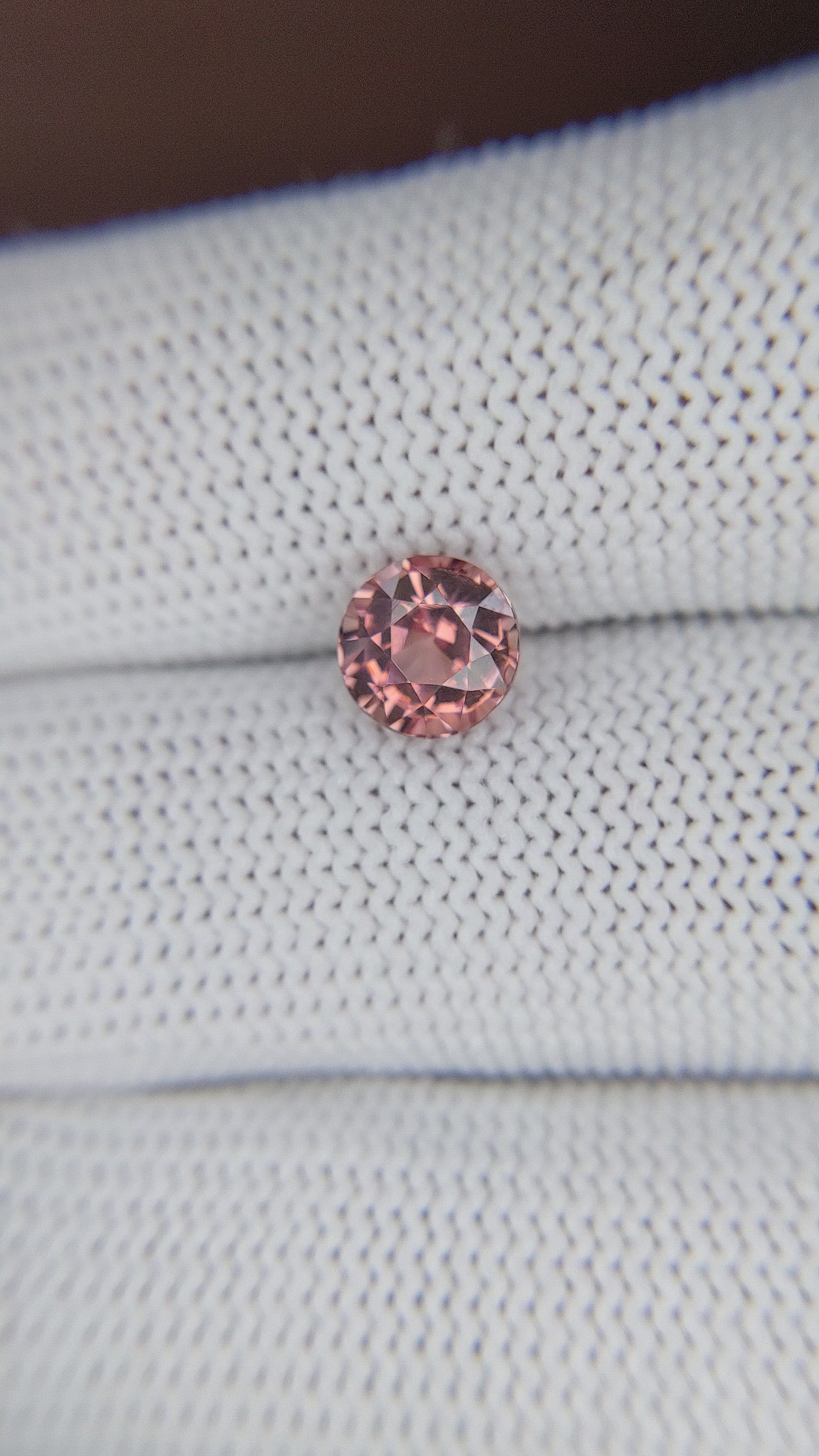 2.02 Ct. Orangish Brown Malaya Garnet from Tanzania Size Video