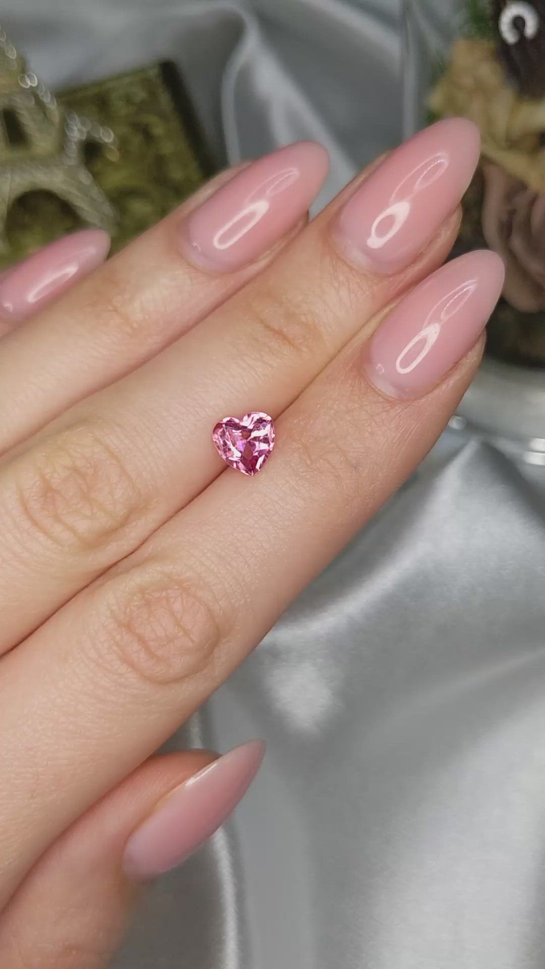 1.33 Ct. Pink Tourmaline Size Video