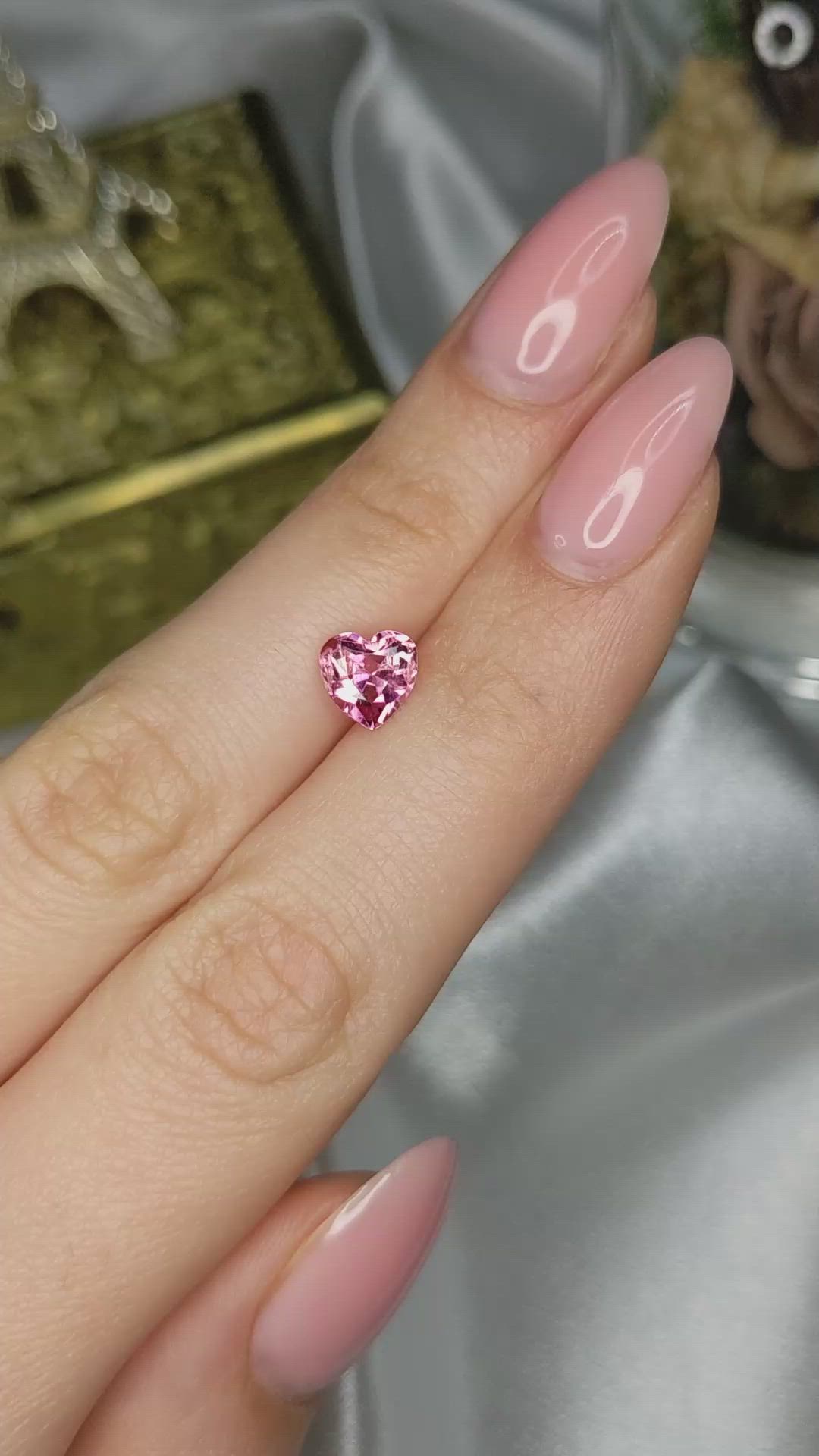 1.33 Ct. Pink Tourmaline Size Video