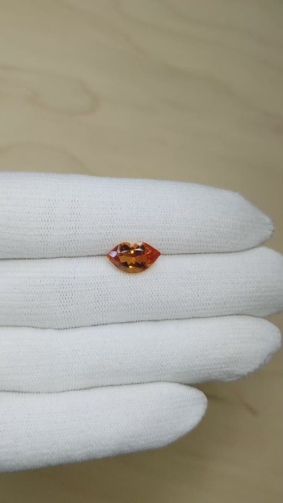 2.43 Ct. Orange Citrine Size Video