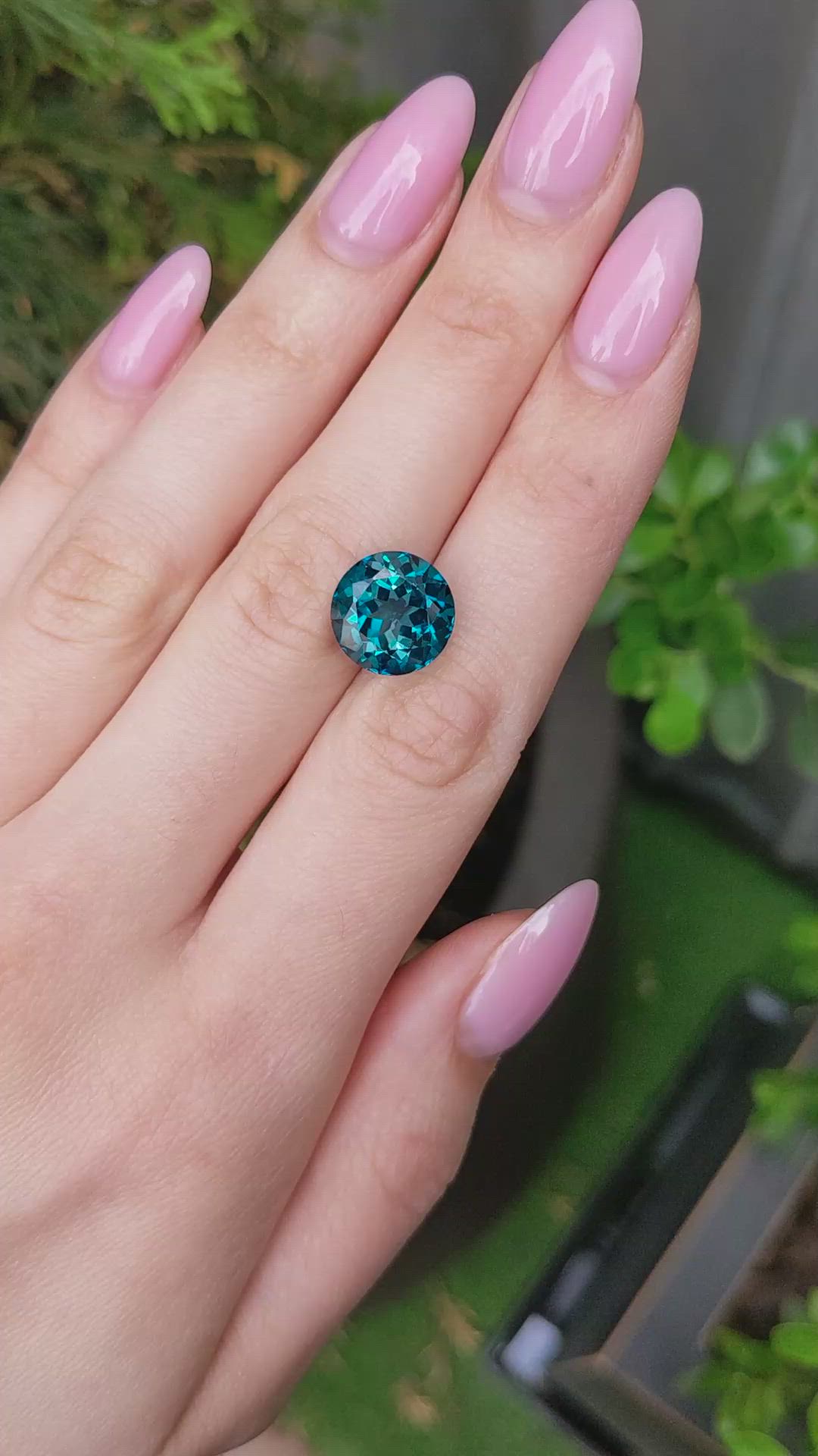 8.95 Ct. London Blue Topaz Size Video