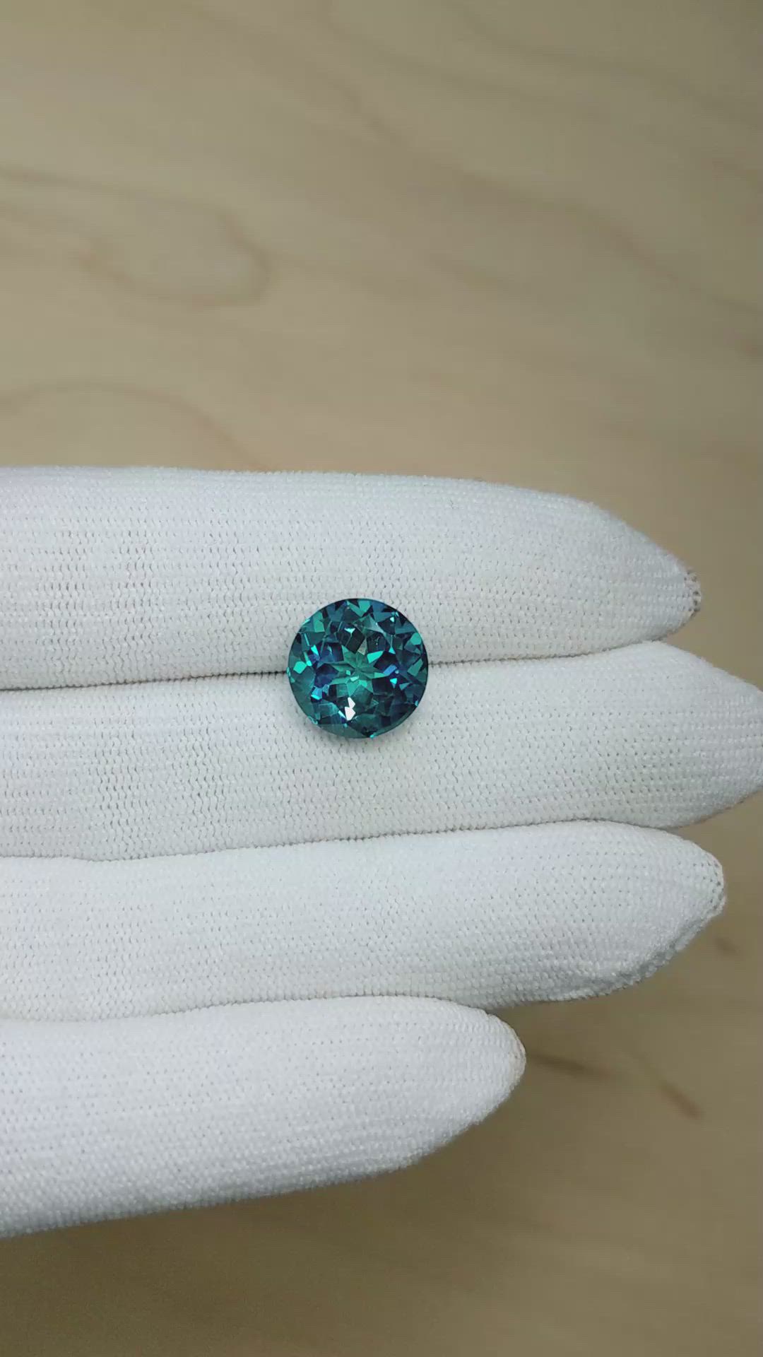 8.95 Ct. London Blue Topaz Size Video