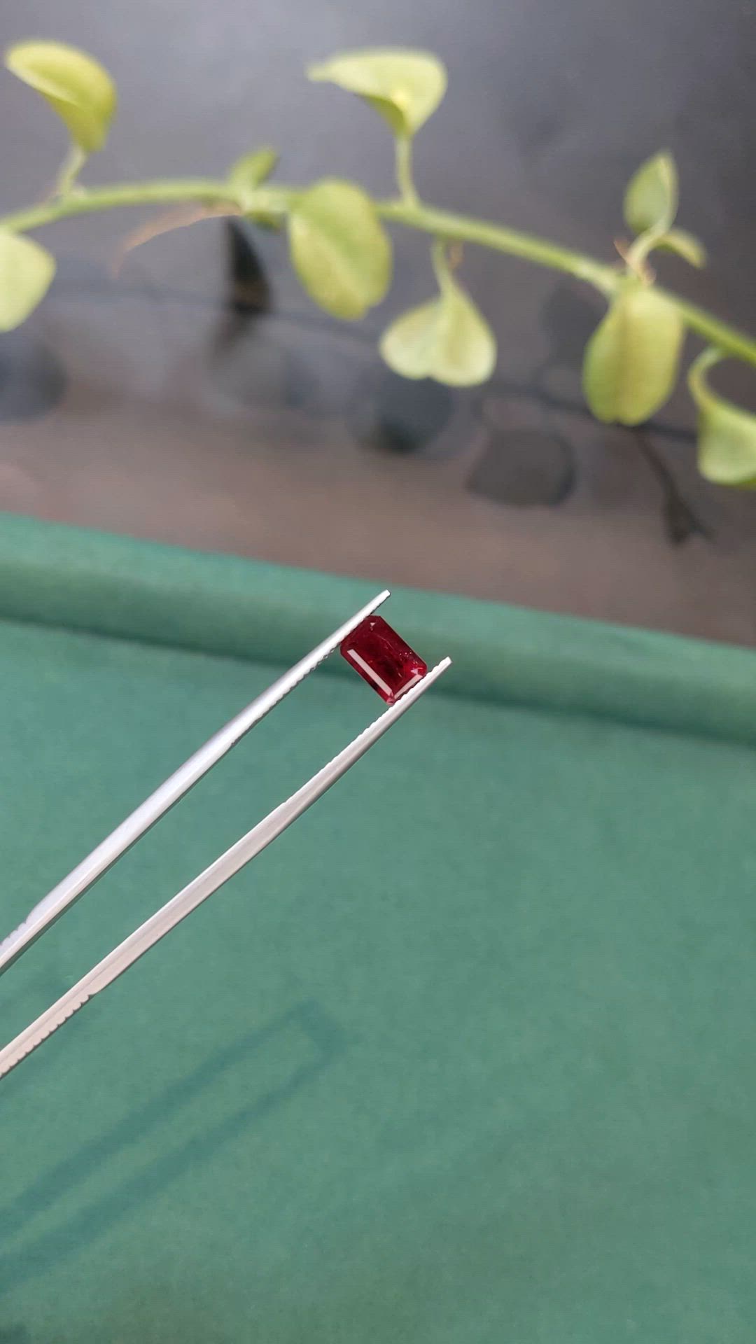 1.09 Ct. Red Red Beryl from United States Size Video
