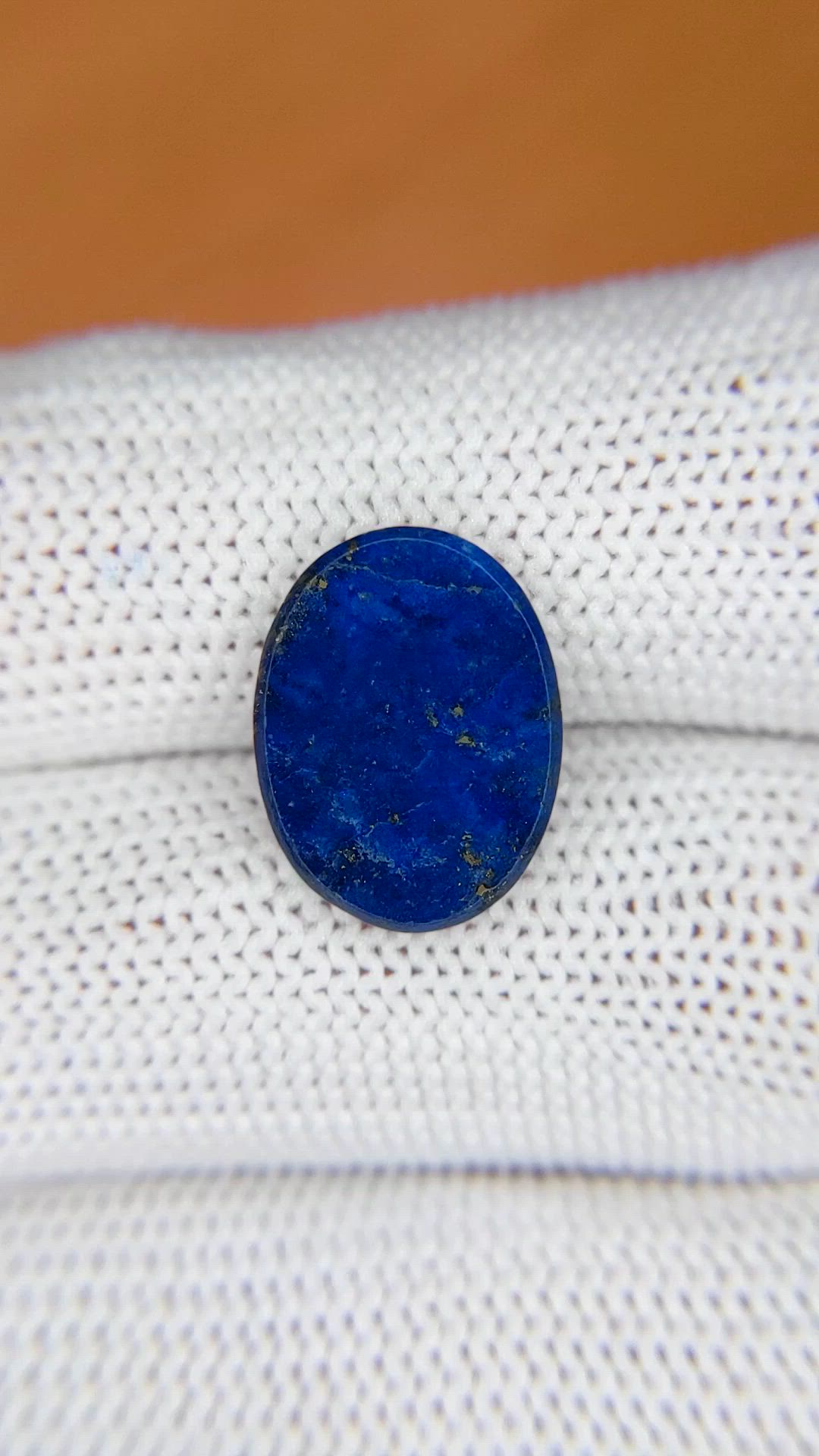 3.33 Ct. Lapis from Afghanistan Size Video