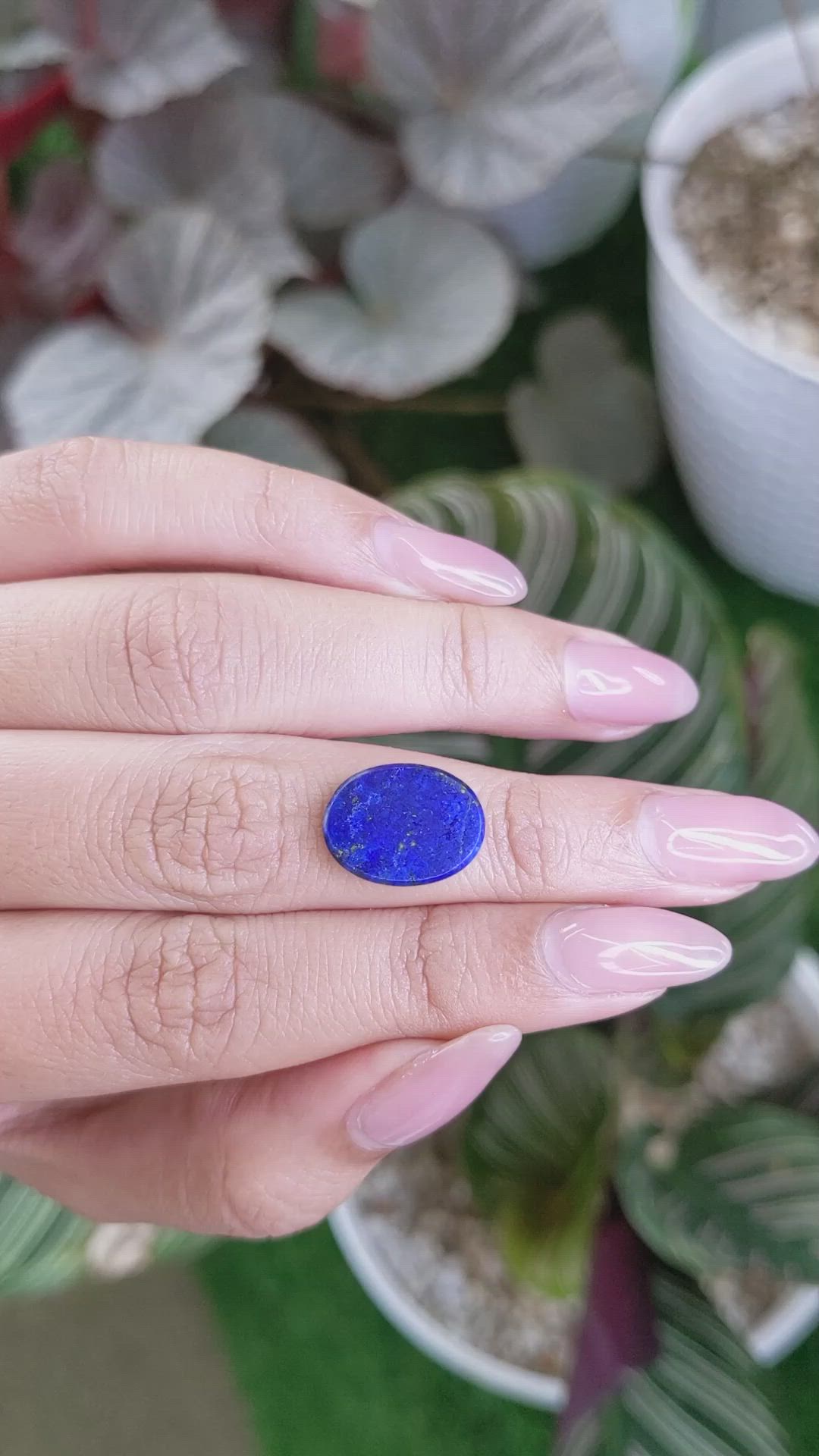 3.33 Ct. Lapis from Afghanistan Size Video