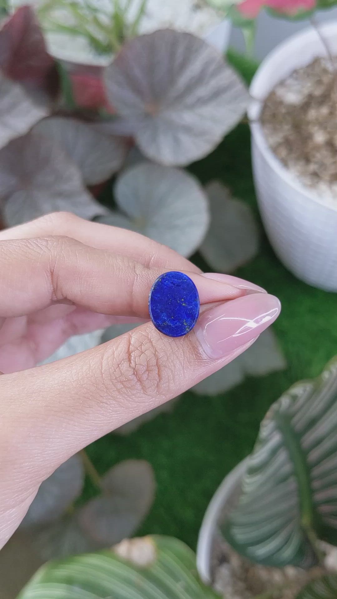 3.33 Ct. Lapis from Afghanistan Size Video