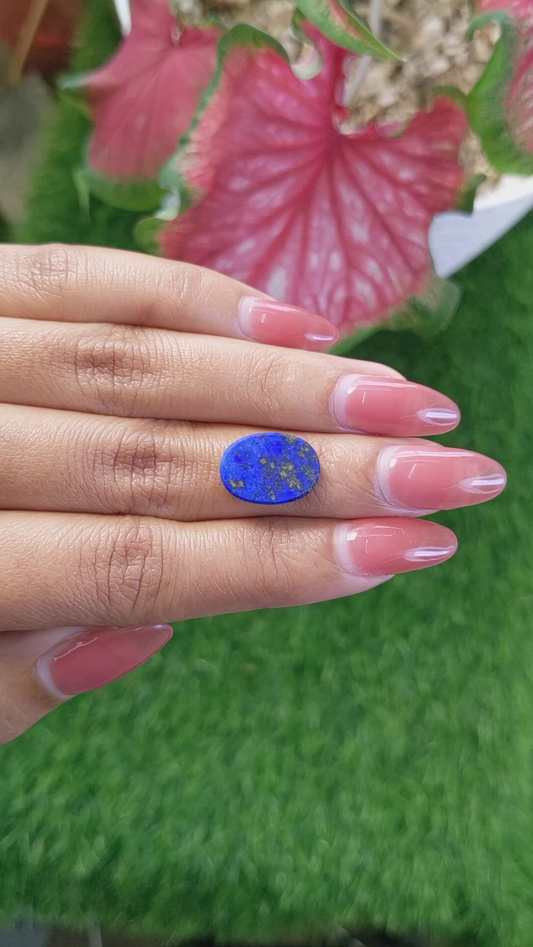 3.58 Ct. Lapis from Afghanistan Size Video