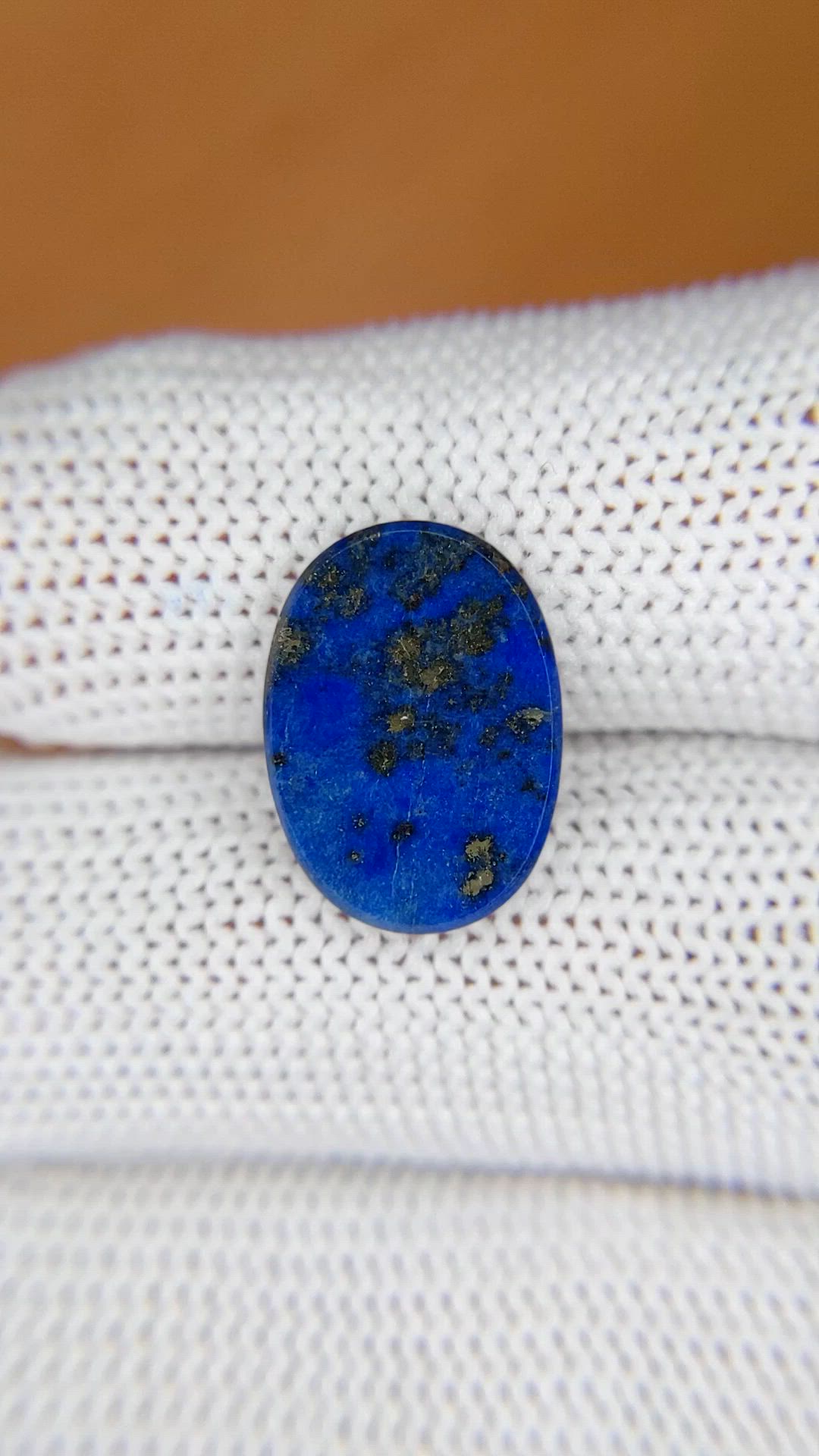 3.58 Ct. Lapis from Afghanistan Size Video