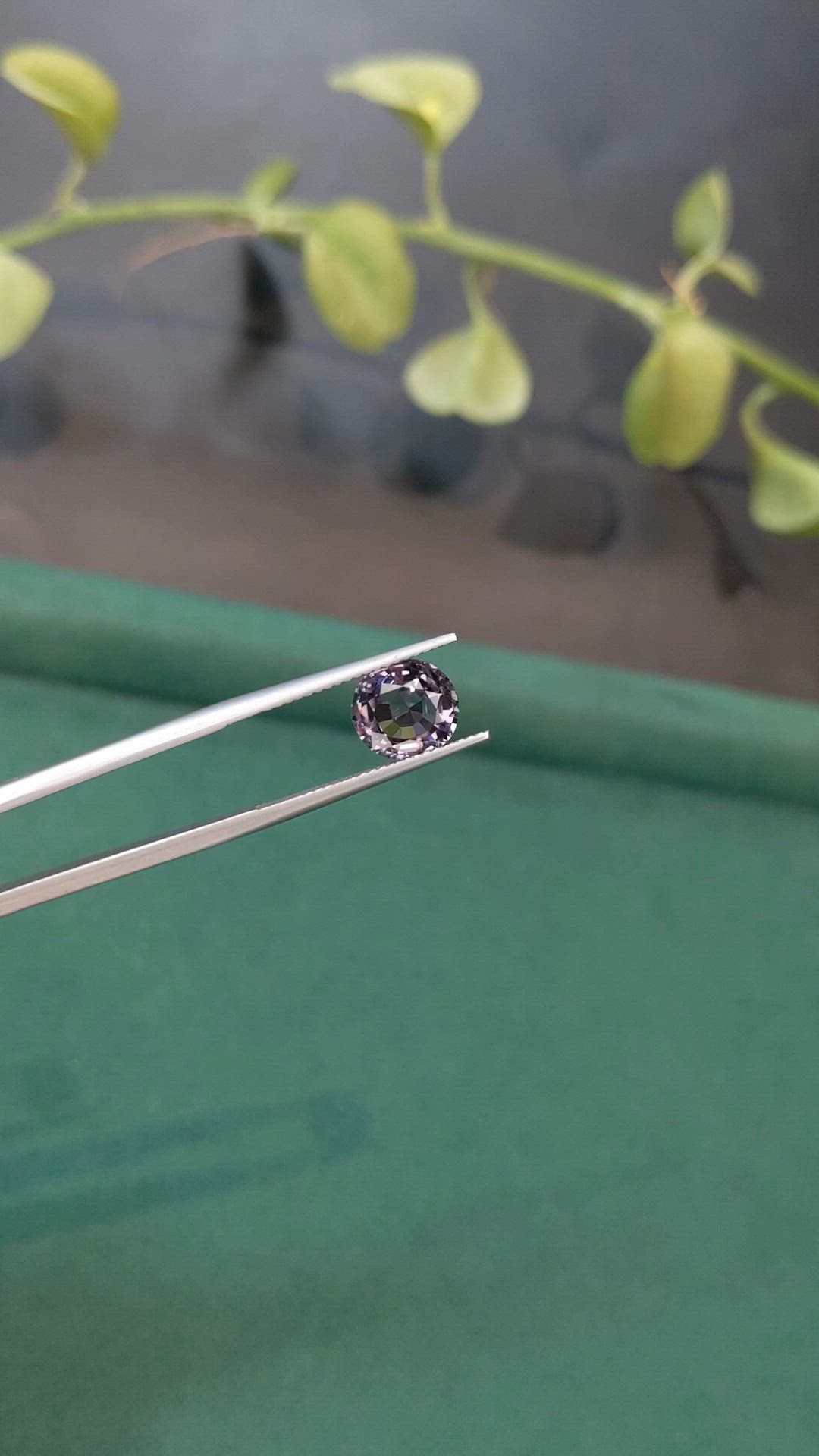 2.34 Ct. Purple Spinel from Burma (Myanmar) Size Video
