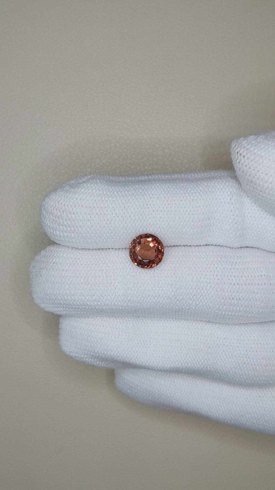 2.13 Ct. Orangish Red Spinel from Burma (Myanmar) Size Video