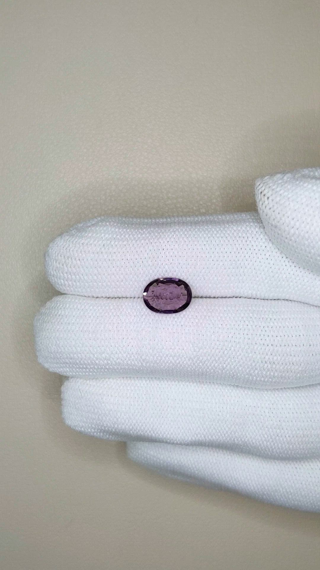 1.56 Ct. Purple Spinel from Burma (Myanmar) Size Video