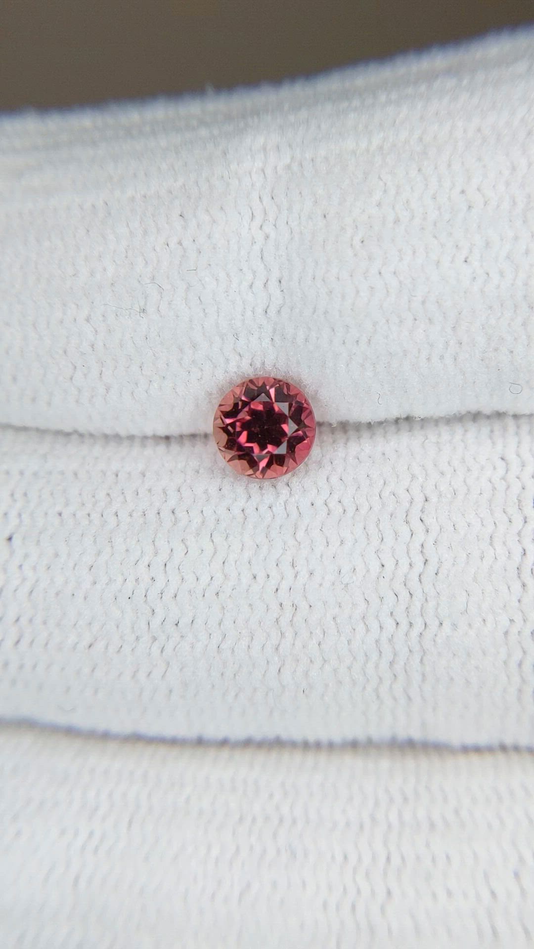 0.69 Ct. Pink Tourmaline from Mozambique Size Video