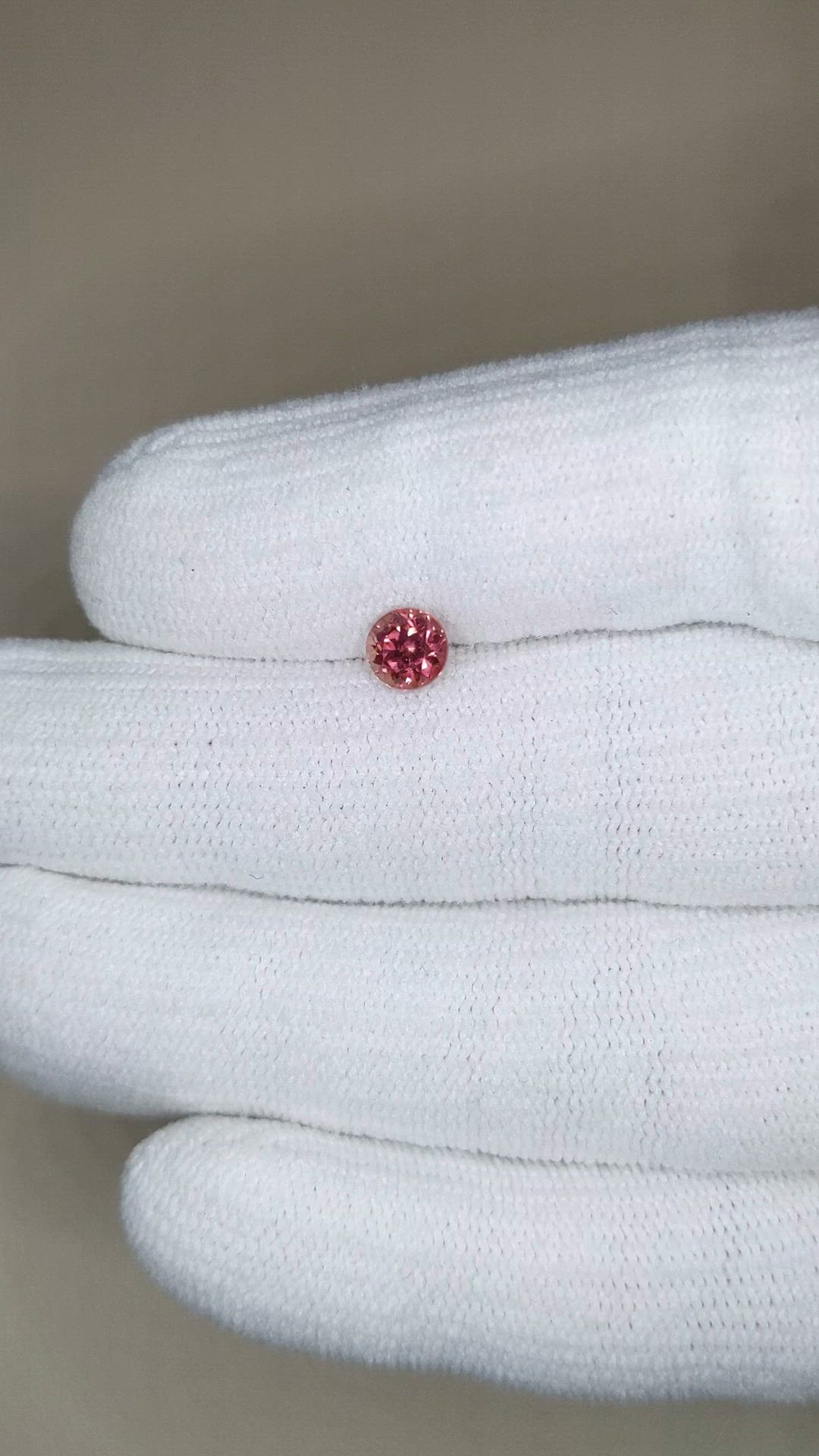 0.69 Ct. Pink Tourmaline from Mozambique Size Video