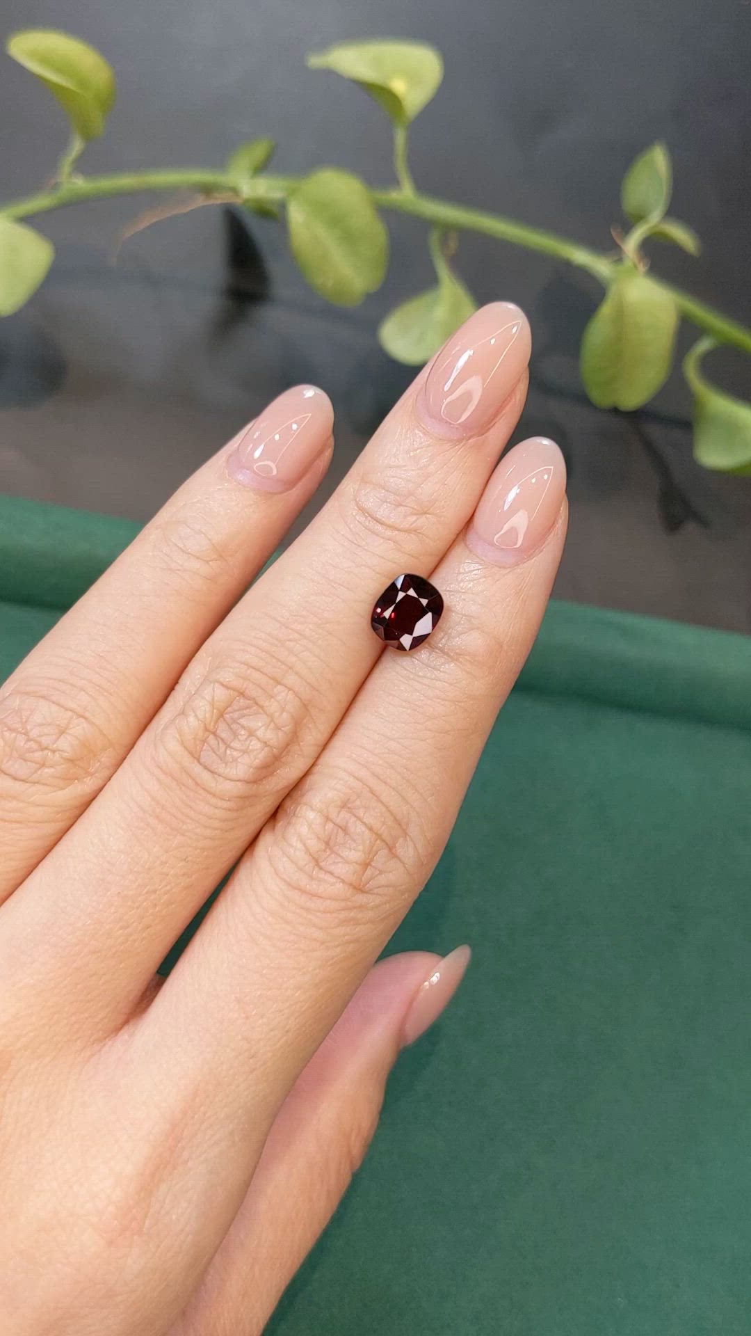 2.10 Ct. Red Spinel from Burma (Myanmar) Size Video
