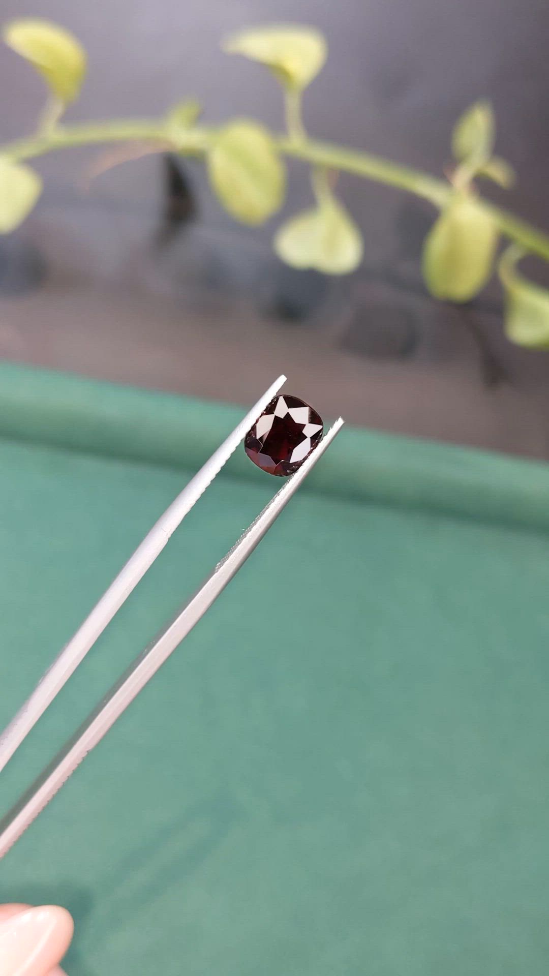 2.10 Ct. Red Spinel from Burma (Myanmar) Size Video