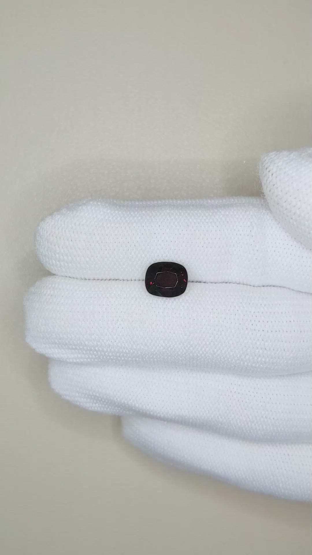 2.10 Ct. Red Spinel from Burma (Myanmar) Size Video