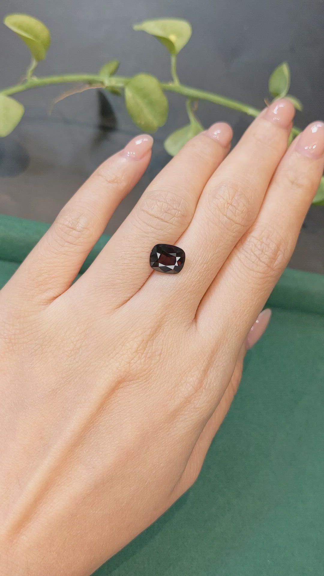 2.80 Ct. Red Spinel from Burma (Myanmar) Size Video