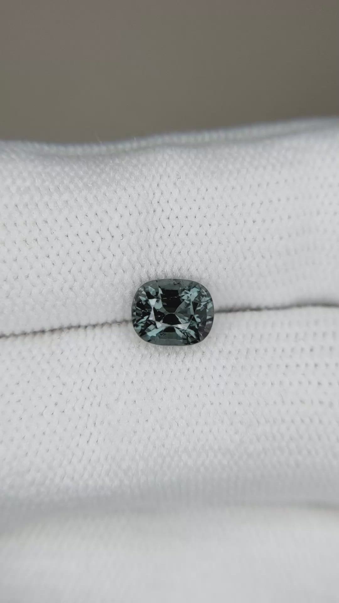 1.40 Ct. Grey Spinel from Burma (Myanmar) Size Video