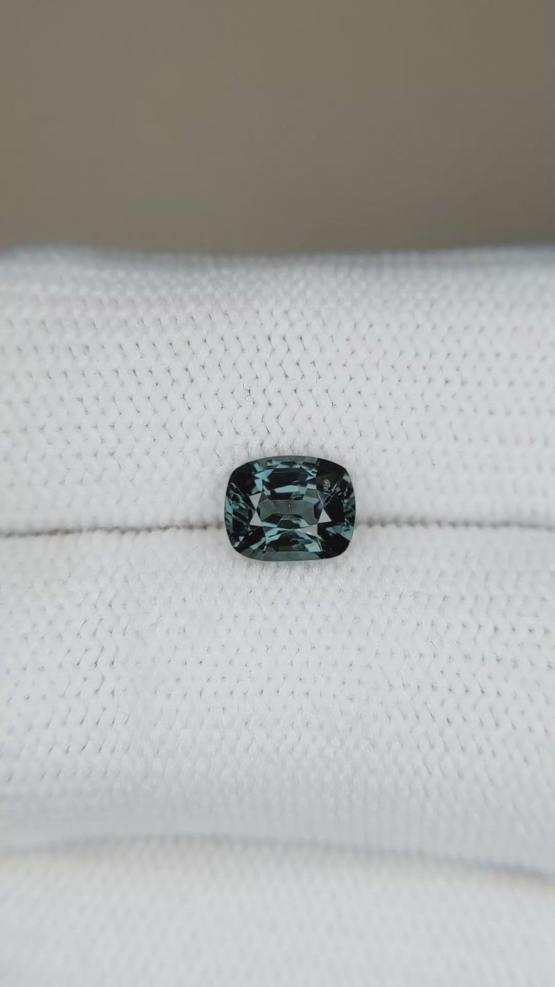 1.10 Ct. Greyish Blue Spinel from Burma (Myanmar) Size Video