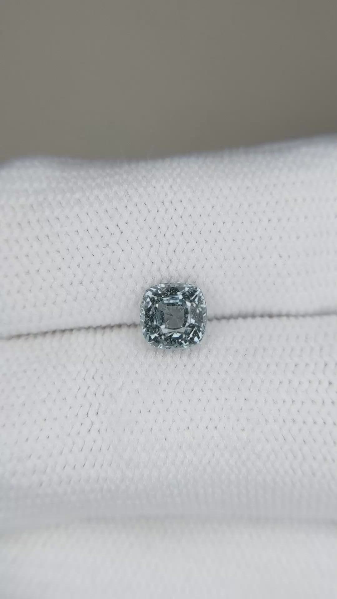 1.26 Ct. Greyish Blue Spinel from Burma (Myanmar) Size Video