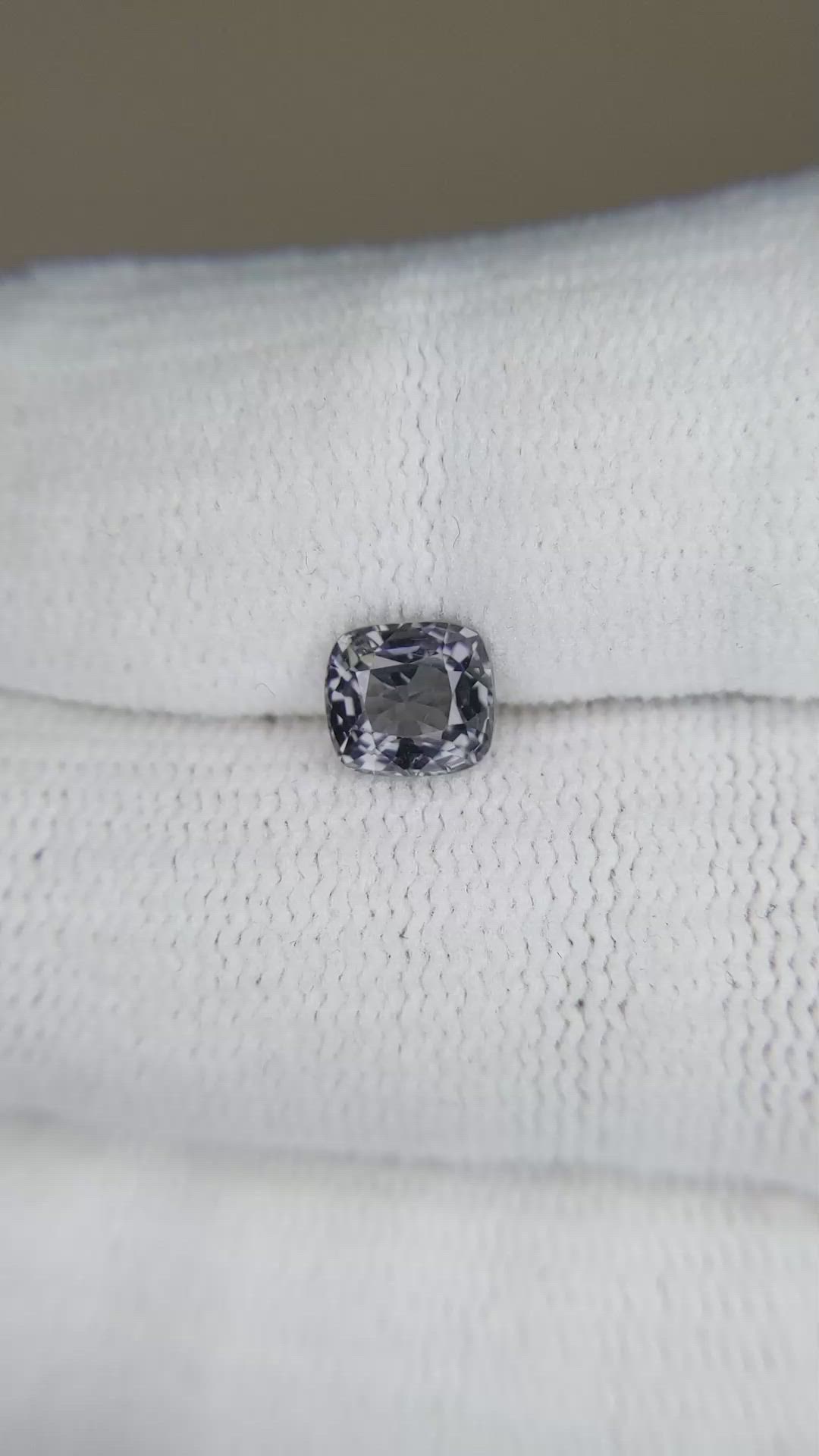 1.20 Ct. Grey Spinel from Burma (Myanmar) Size Video