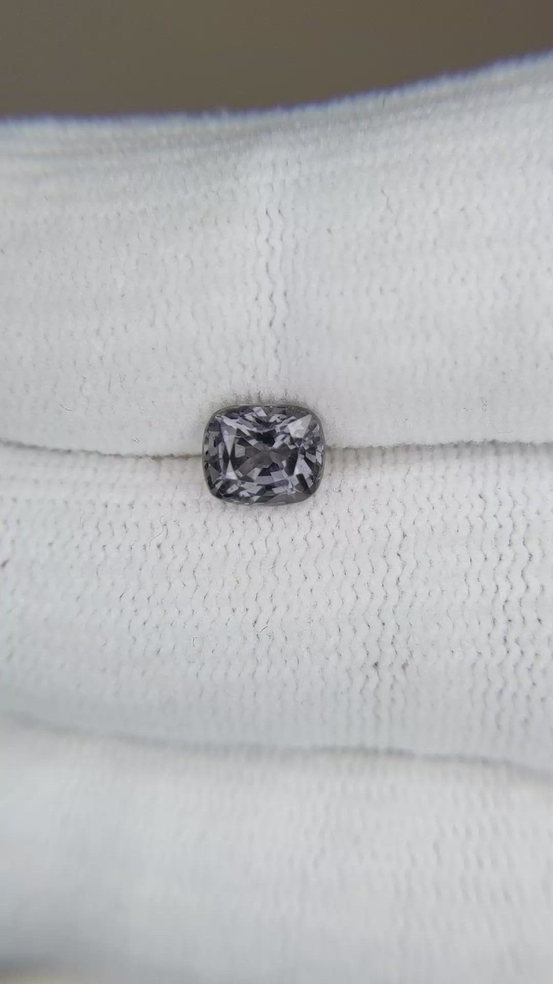 1.20 Ct. Grey Spinel from Burma (Myanmar) Size Video