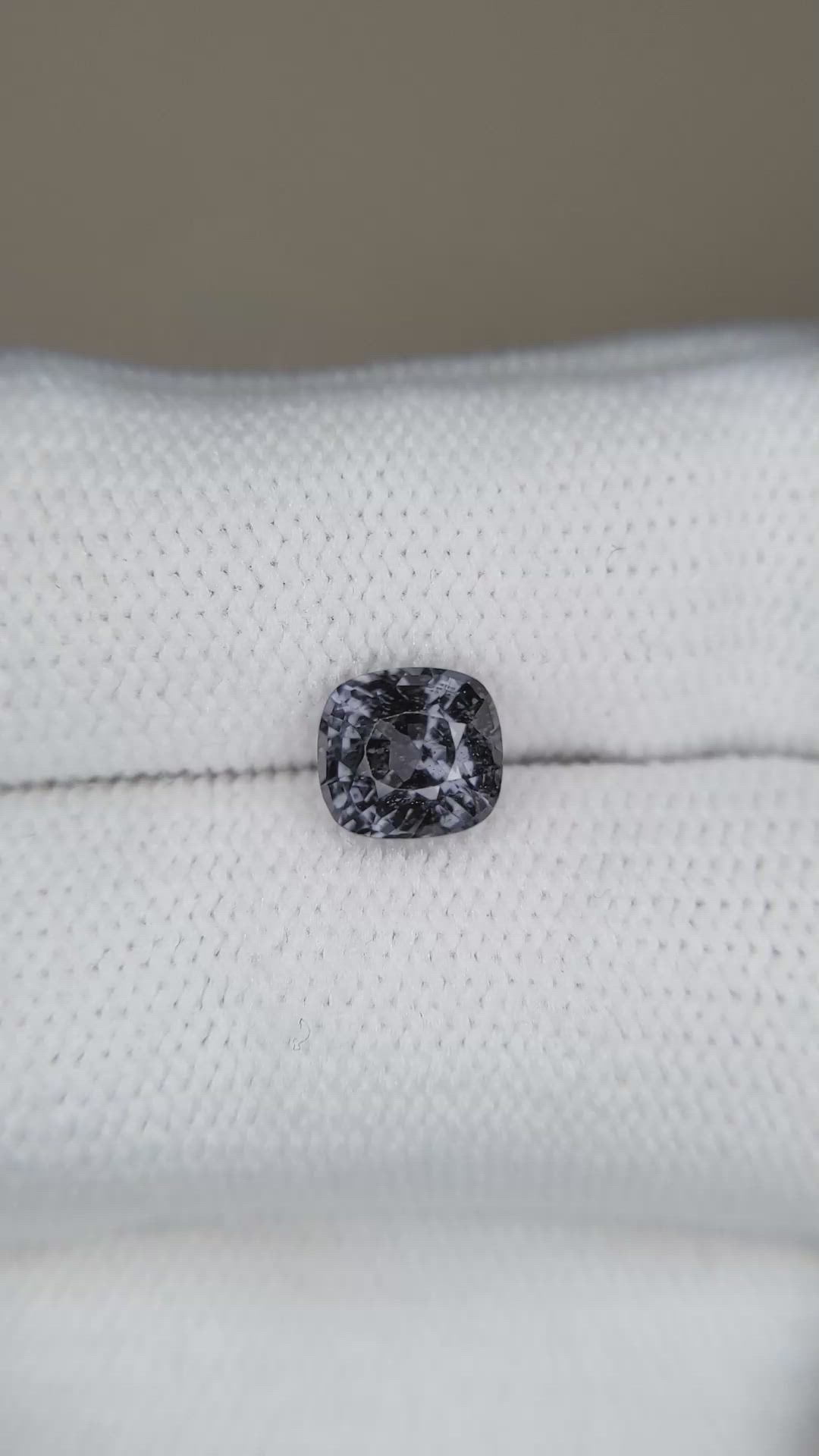 1.43 Ct. Grey Spinel from Burma (Myanmar) Size Video