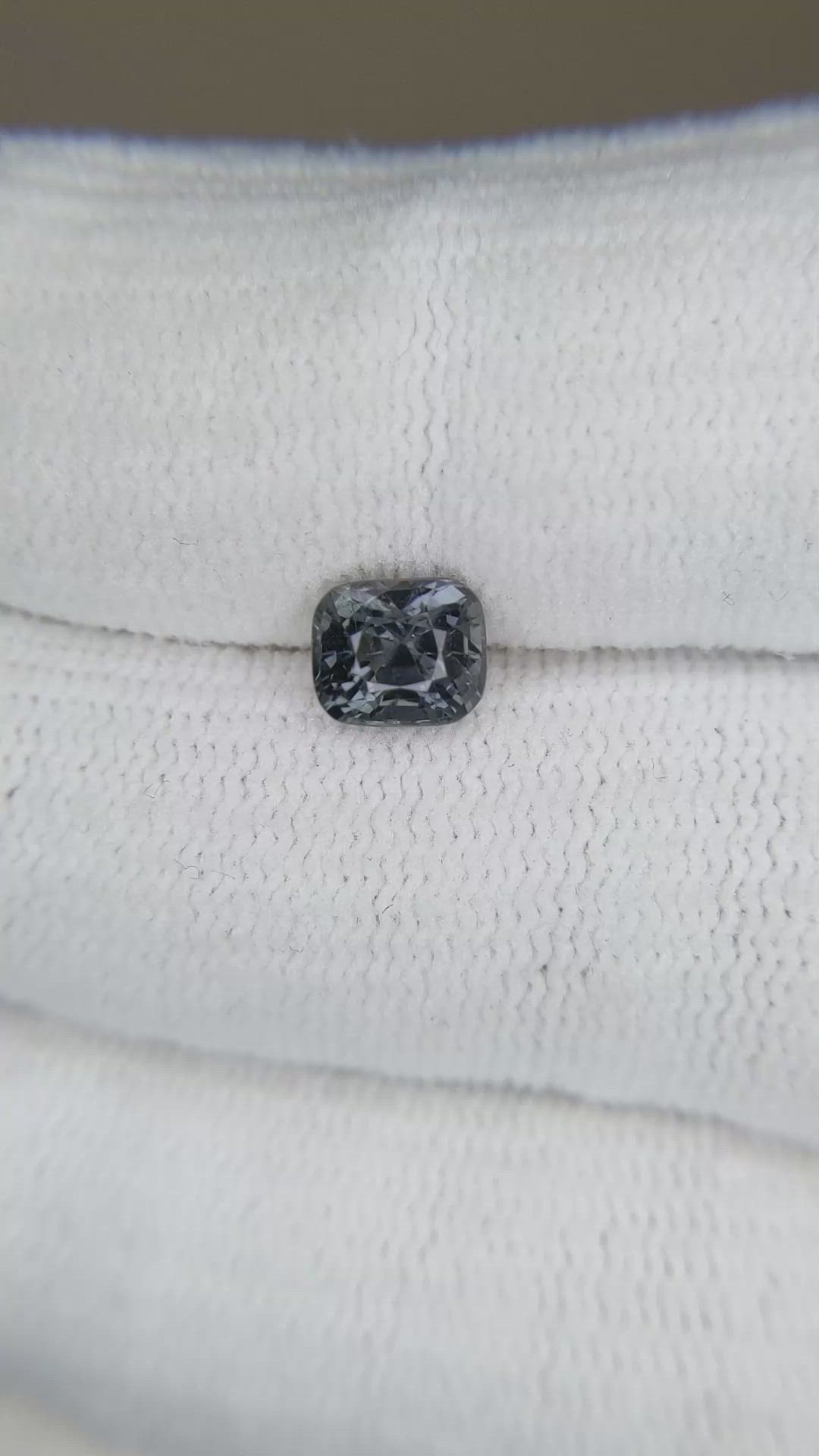 1.18 Ct. Grey Spinel from Burma (Myanmar) Size Video
