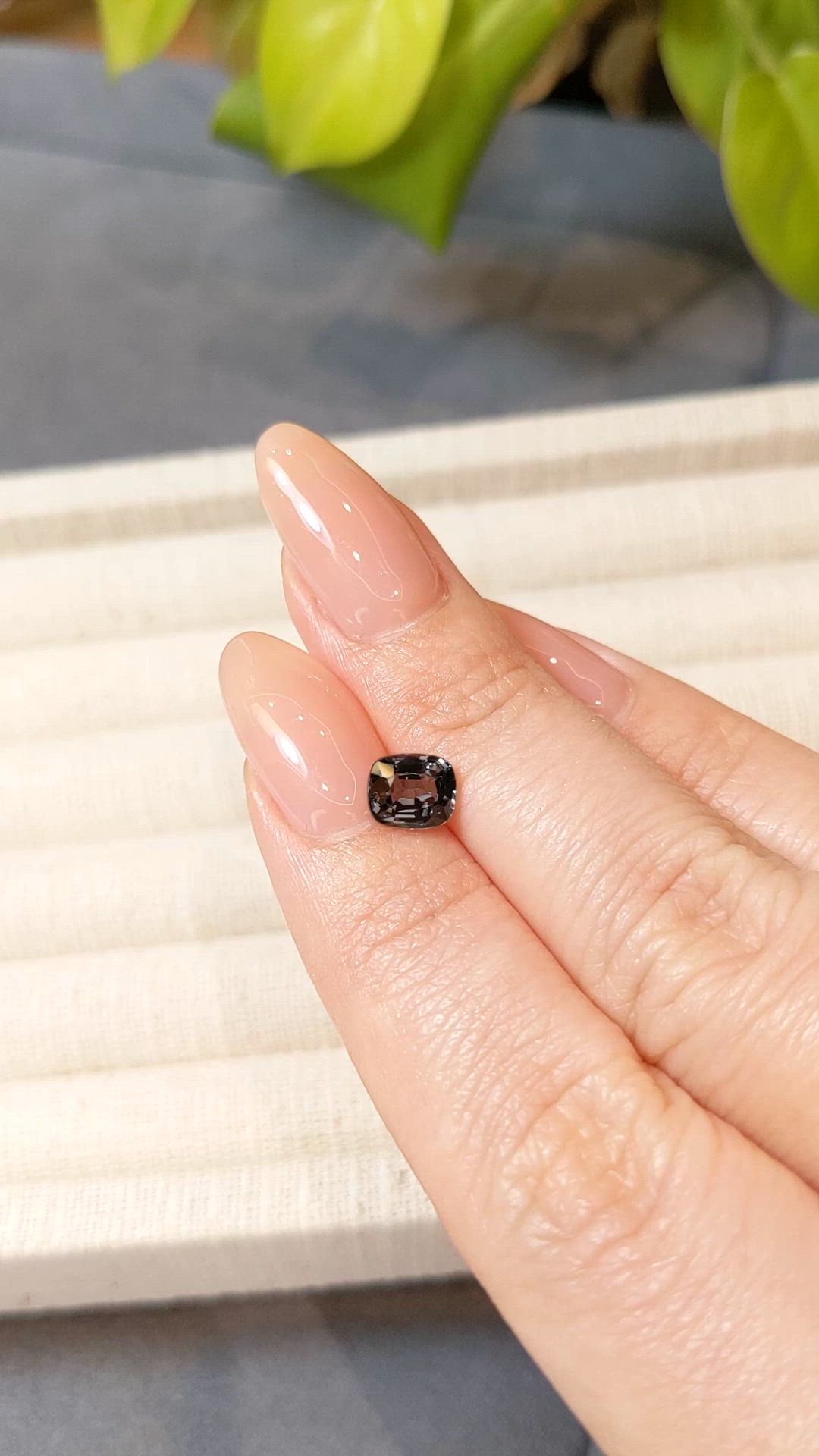 1.15 Ct. Grey Spinel from Burma (Myanmar) Size Video