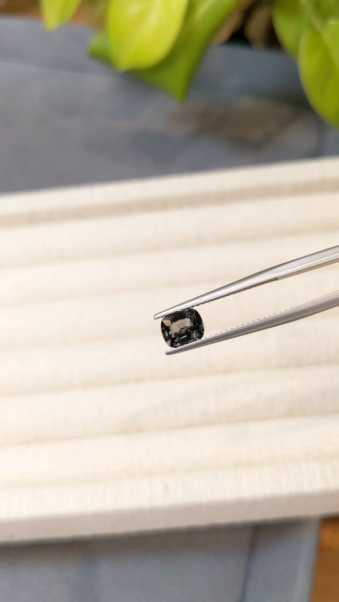 1.15 Ct. Grey Spinel from Burma (Myanmar) Size Video