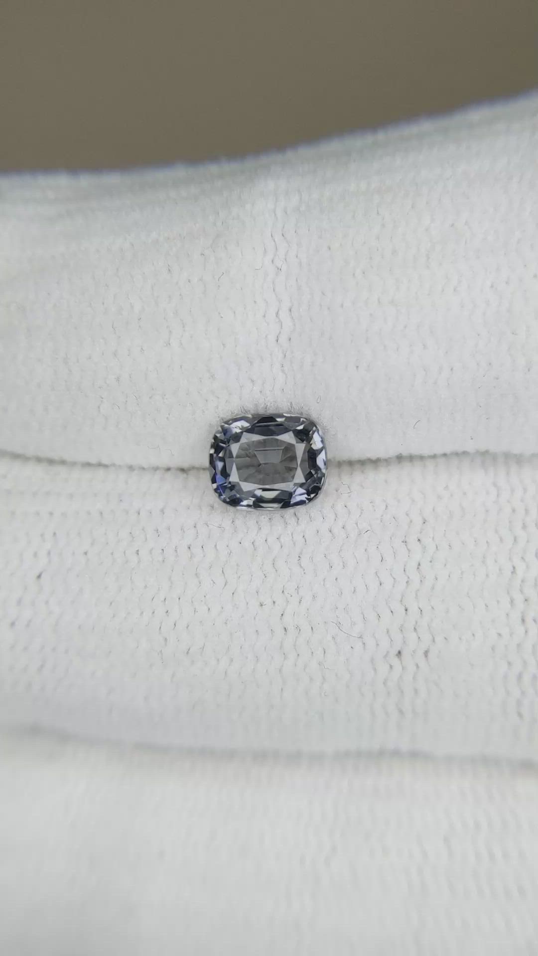 1.10 Ct. Grey Spinel from Burma (Myanmar) Size Video