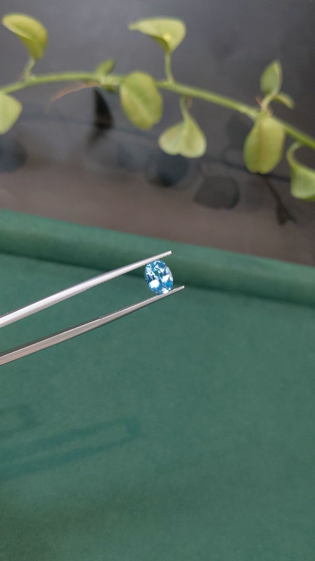 1.94 Ct. Blue Zircon from Cambodia Size Video