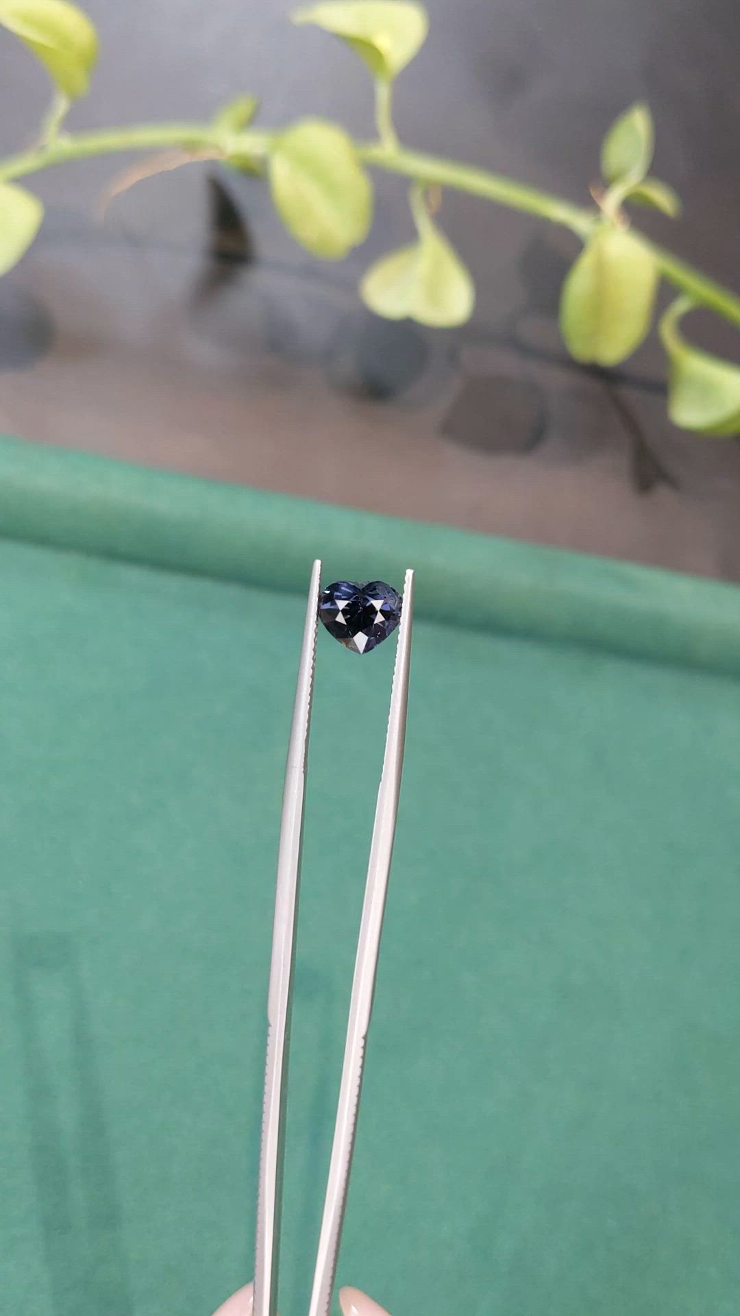 2.03 Ct. Blue Cobalt Spinel from Tanzania Size Video