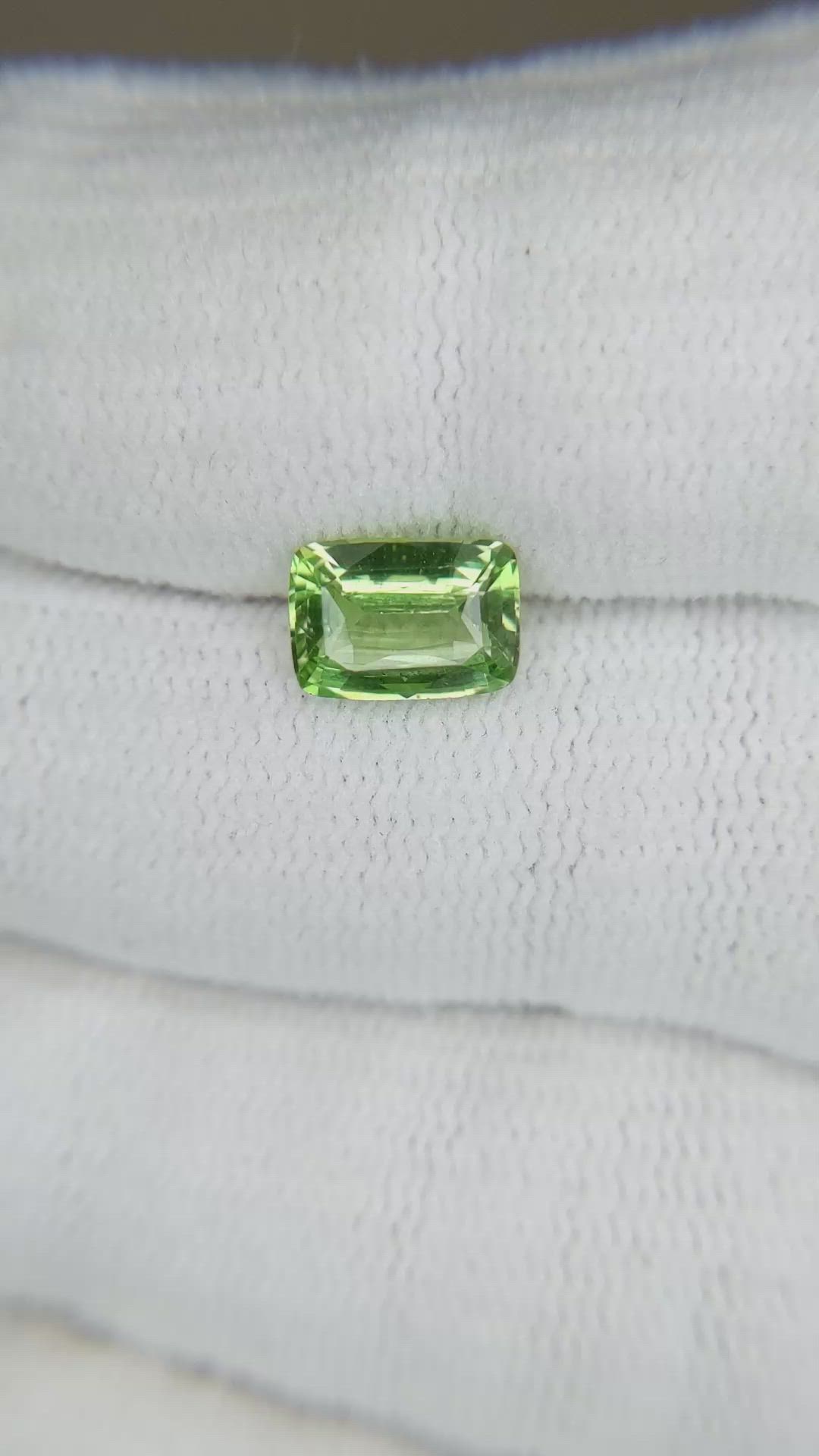 1.61 Ct. Tsavorite Garnet from Tanzania Size Video