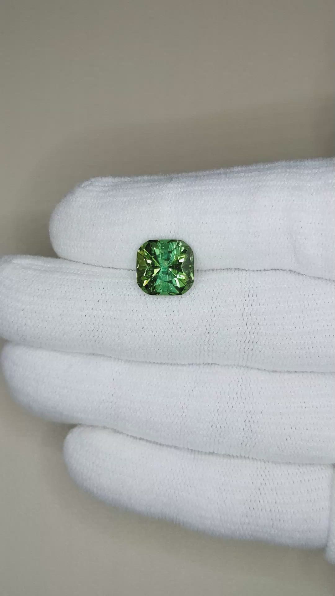 4.75 Ct. Green Tourmaline from Afghanistan Size Video