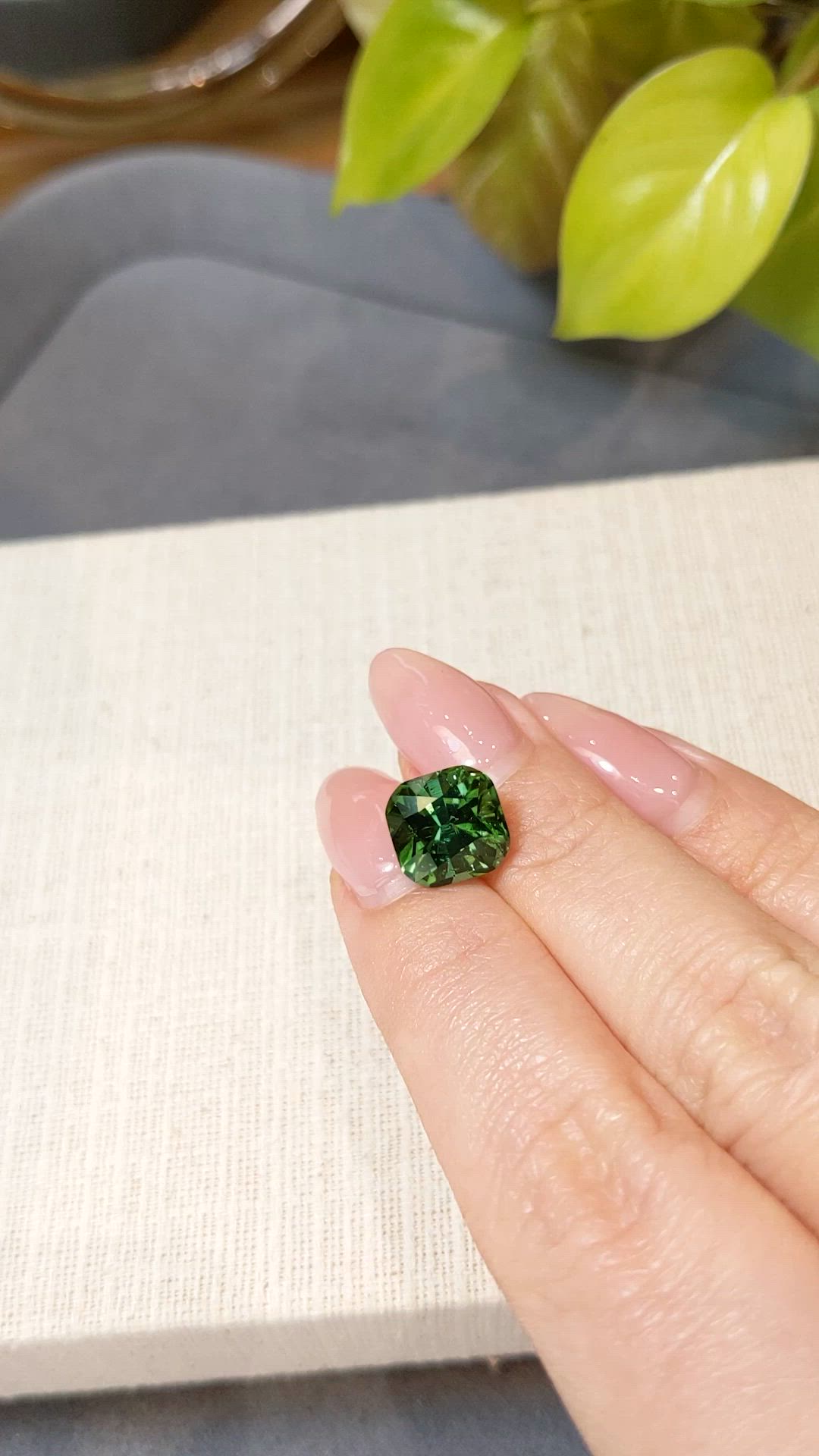 4.75 Ct. Green Tourmaline from Afghanistan Size Video