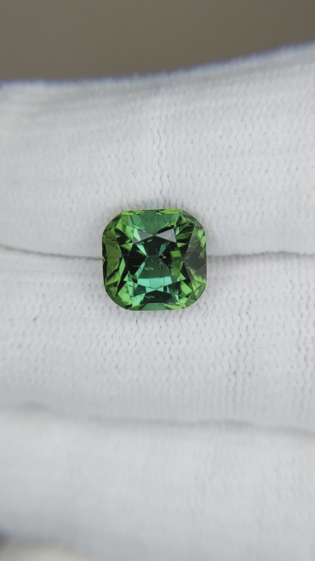 4.75 Ct. Green Tourmaline from Afghanistan Size Video