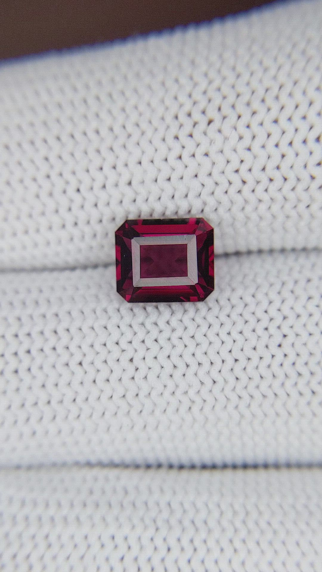 2.25 Ct. Red Garnet from Tanzania Size Video