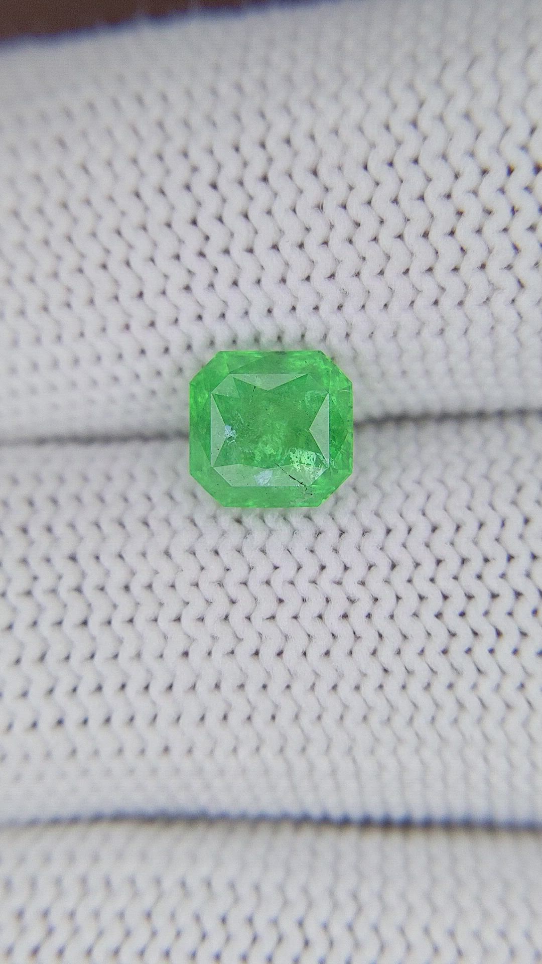 1.67 Ct. Tsavorite Garnet from Tanzania Size Video