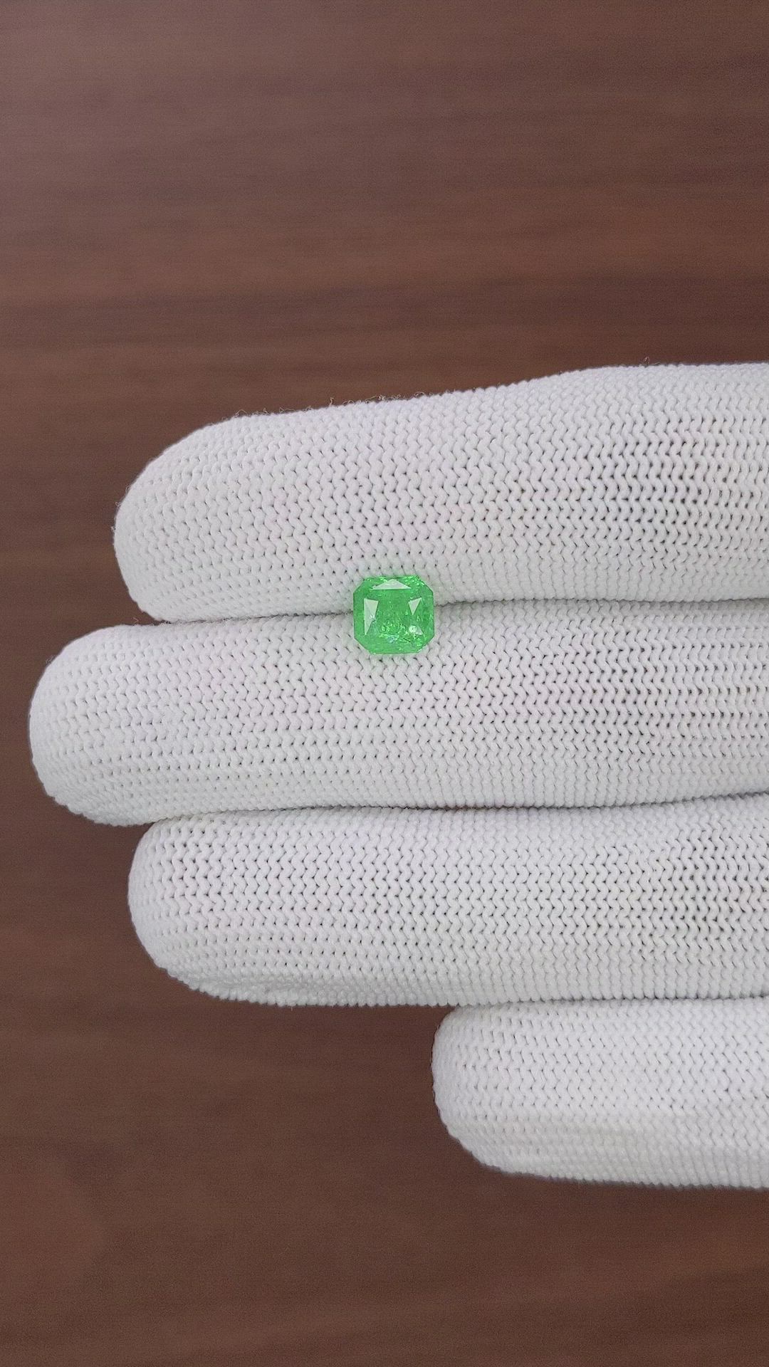 1.67 Ct. Tsavorite Garnet from Tanzania Size Video