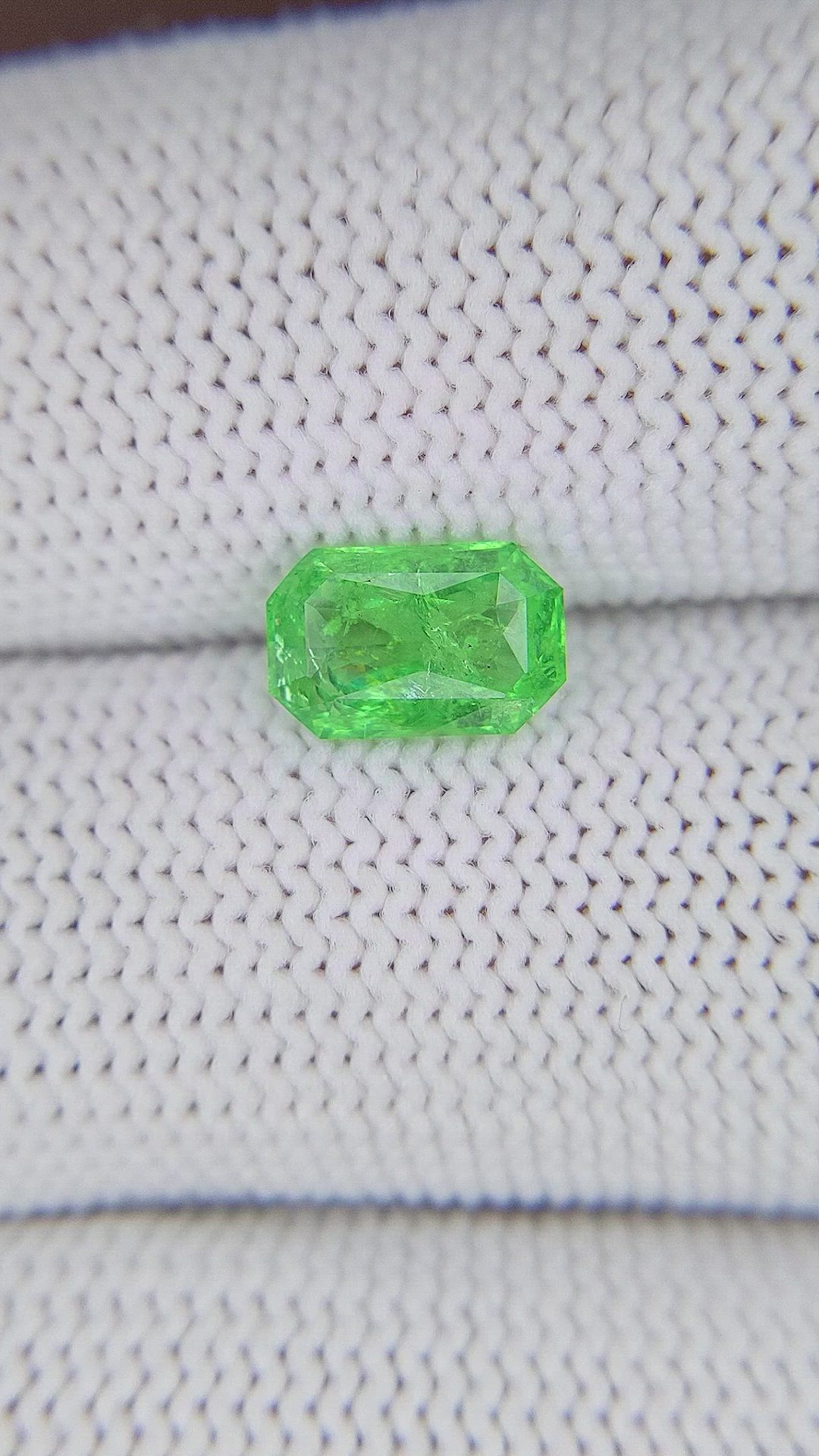 1.65 Ct. Tsavorite Garnet from Tanzania Size Video