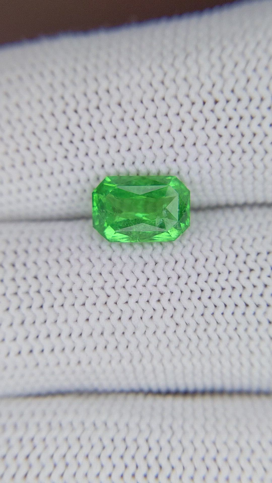 2.15 Ct. Tsavorite Garnet from Tanzania Size Video