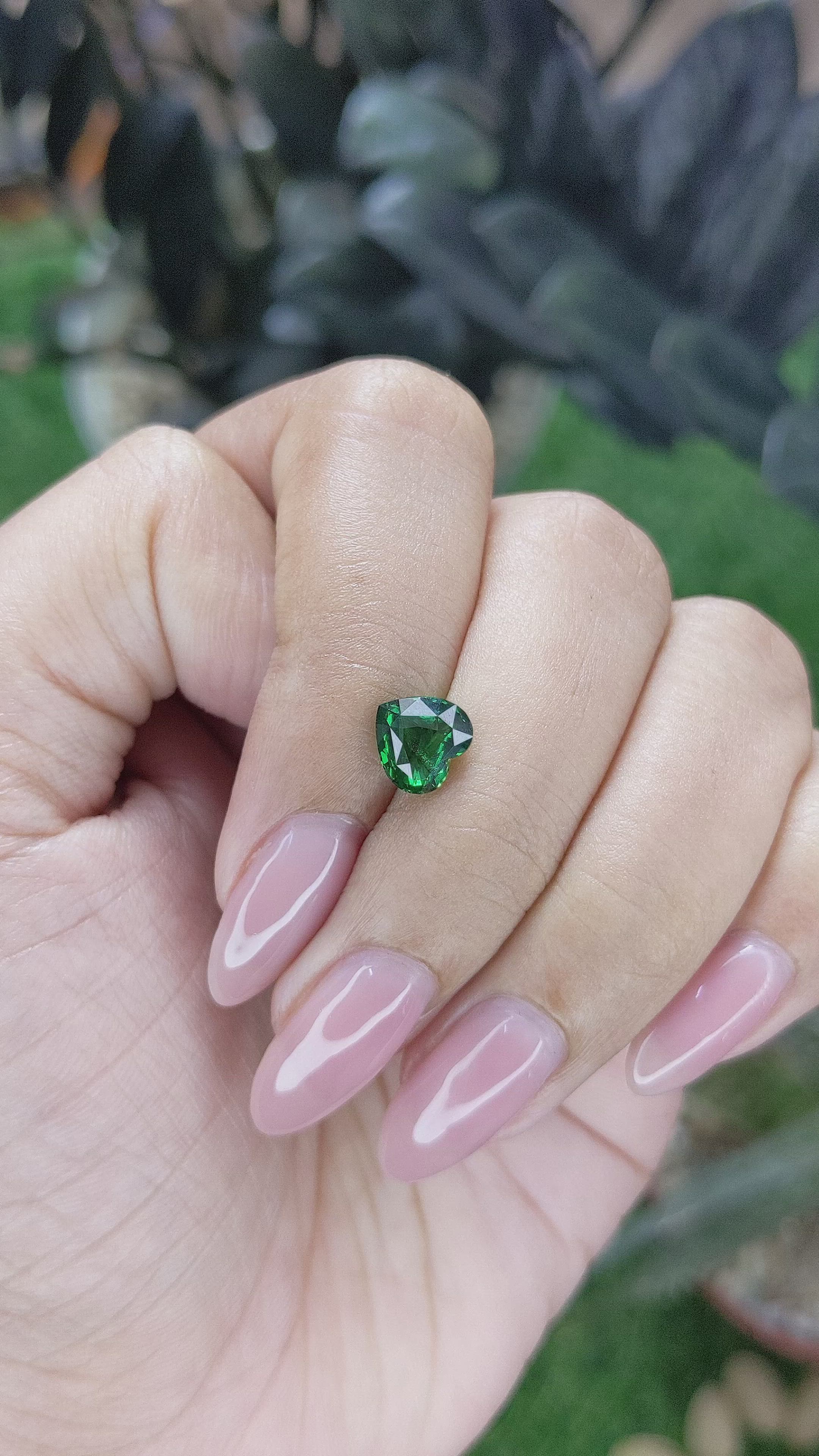 1.57 Ct. Tsavorite Garnet from Kenya Size Video