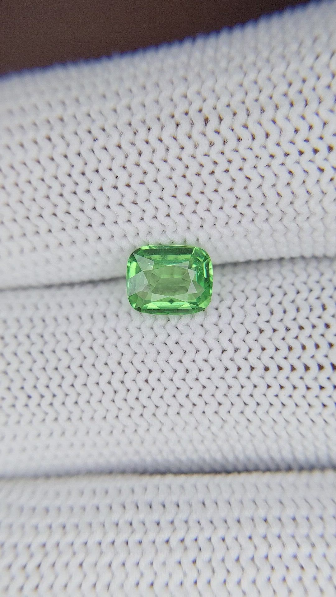1.02 Ct. Tsavorite Garnet from Kenya Size Video