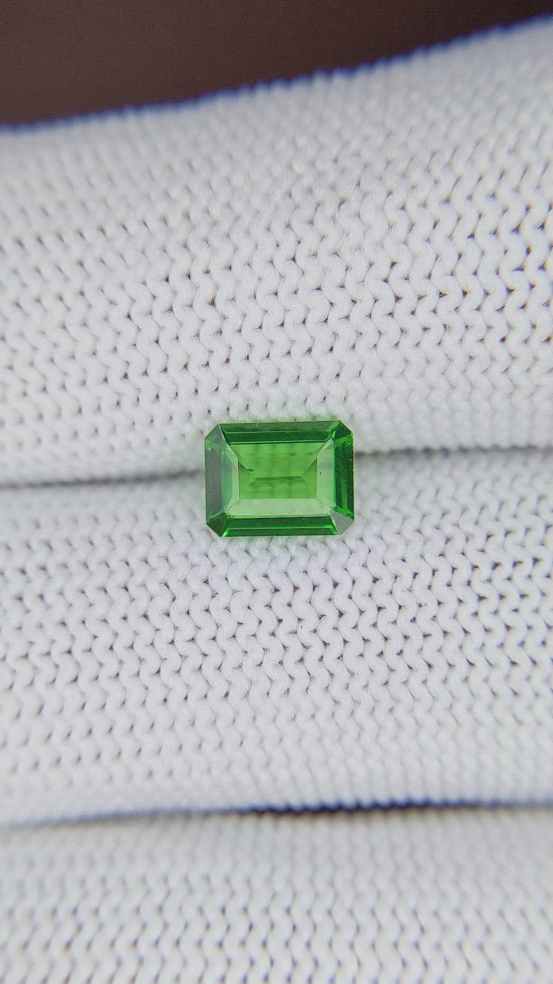 1.05 Ct. Tsavorite Garnet from Kenya Size Video