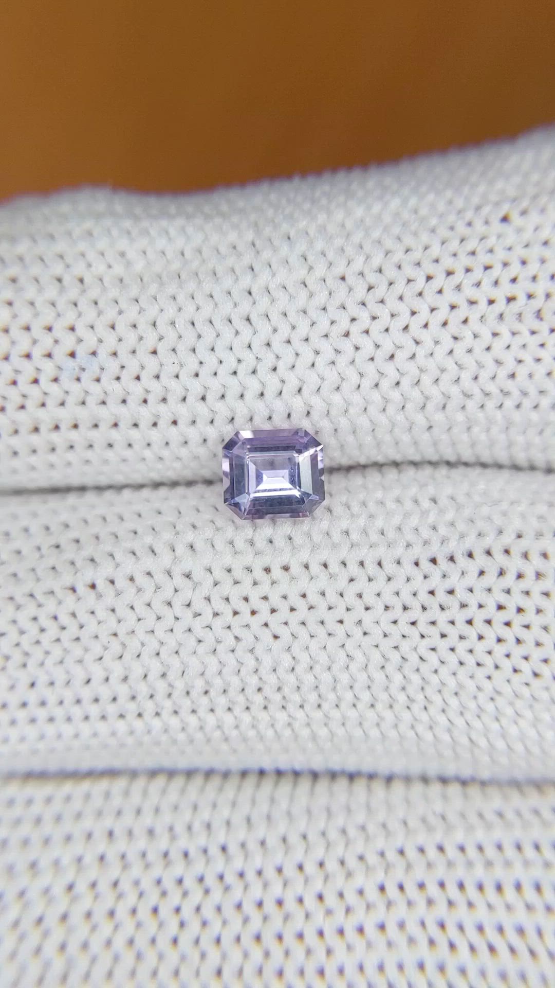 0.67 Ct. Purple Spinel from Ceylon (Sri Lanka) Size Video